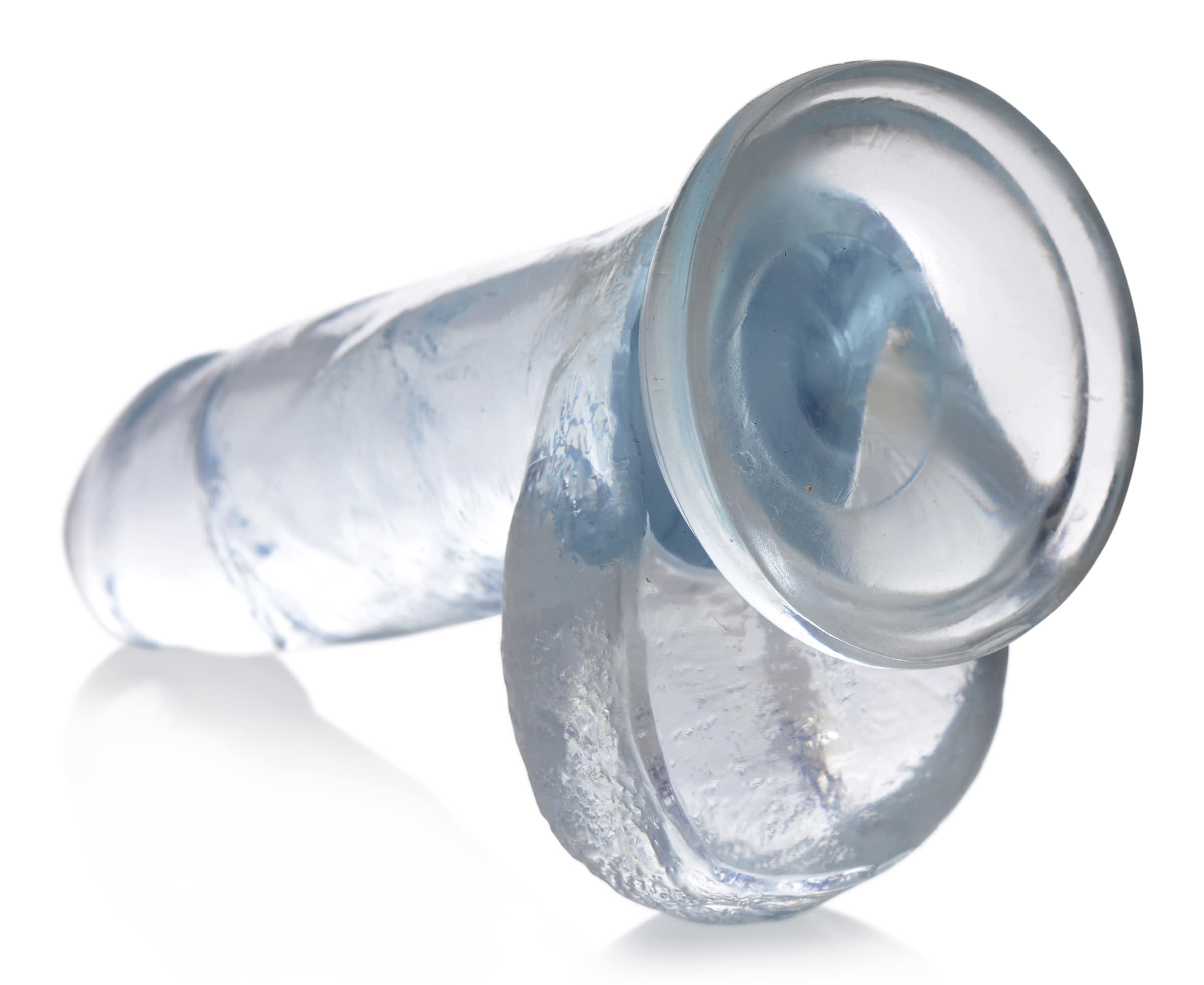 Jock C-Thru Dildo with Balls - 7 Inch - Image 4