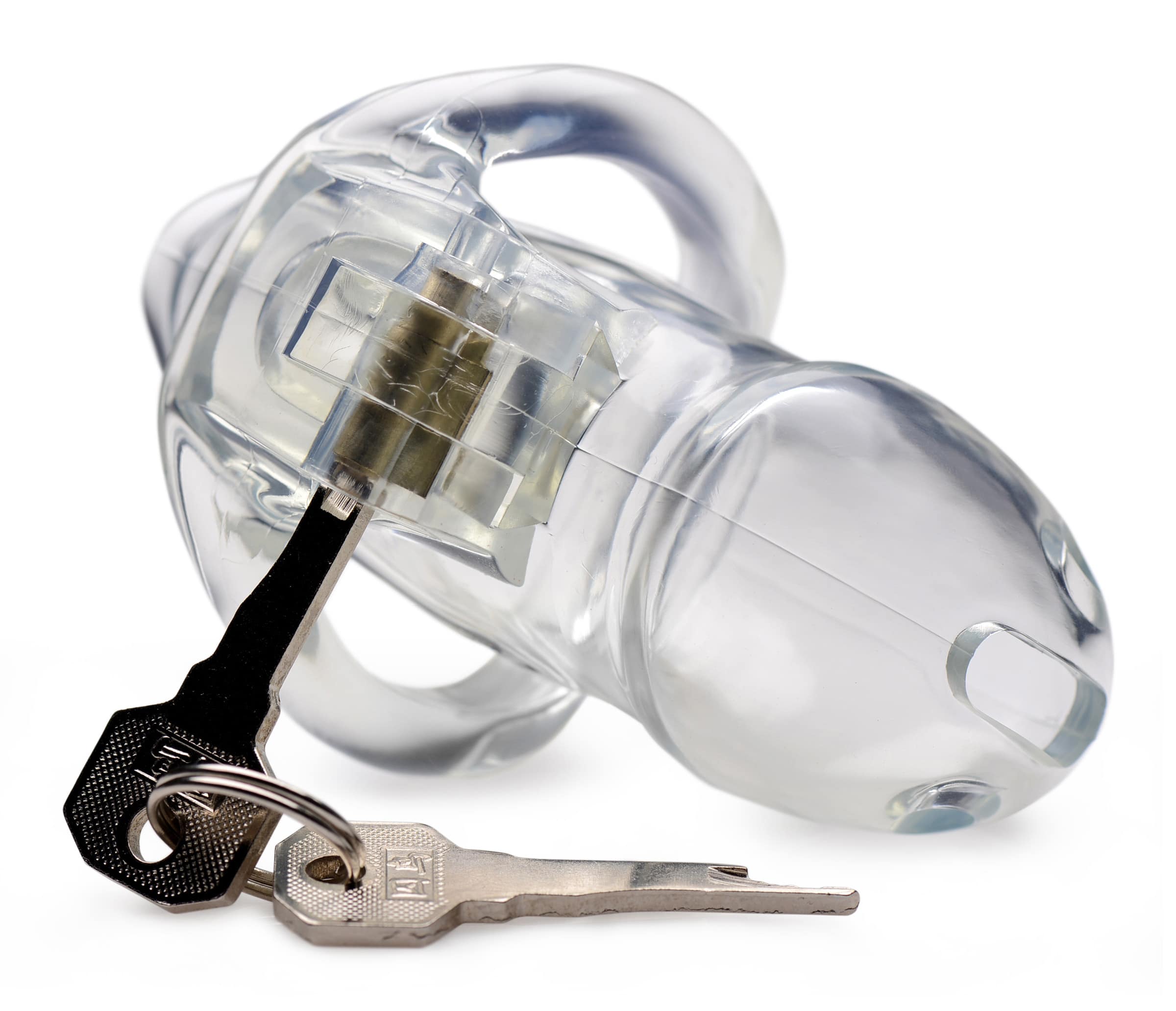 Clear Captor Chastity Cage - Small - Image 2