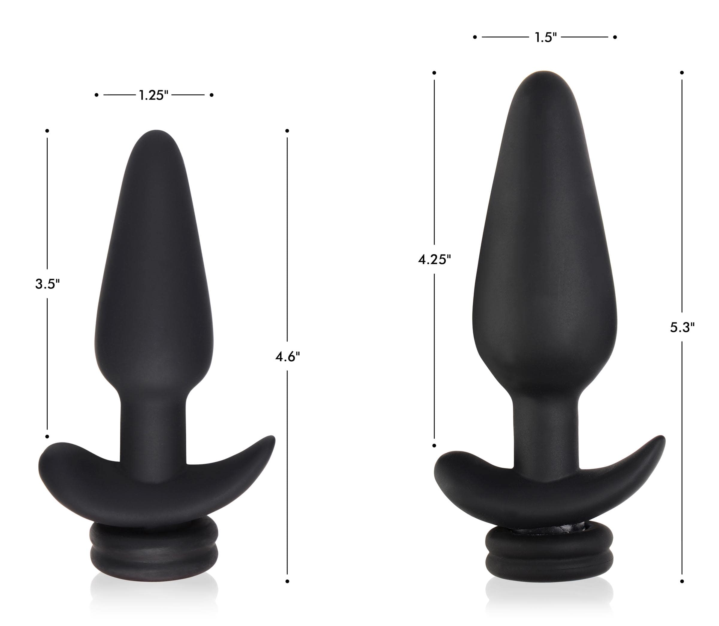 Large Vibrating Anal Plug with Interchangeable Fox Tail - White - Image 5
