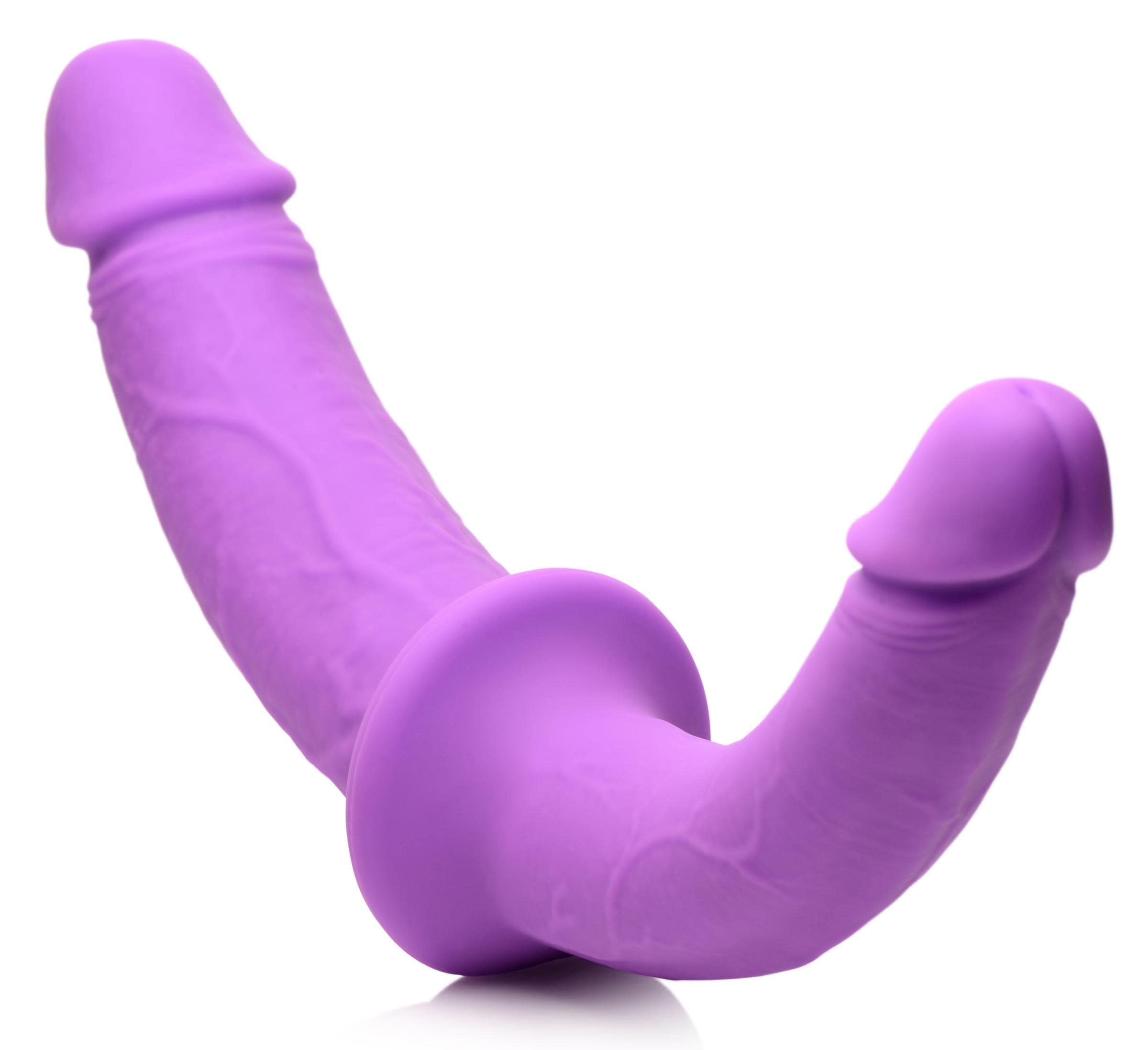 Silicone Double Dildo with Harness - Image 6