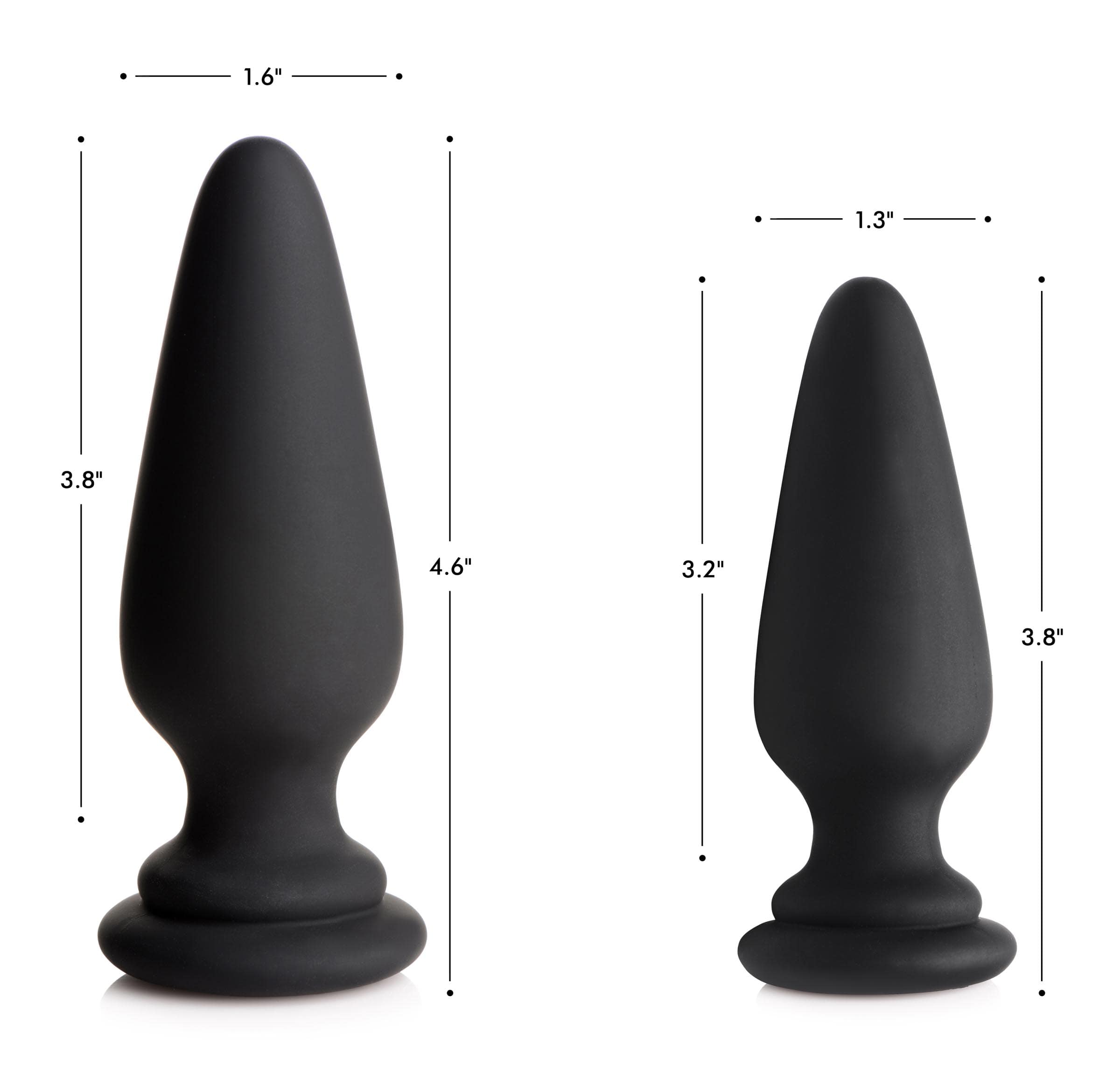 Interchangeable Silicone Anal Plug - Small - Image 5