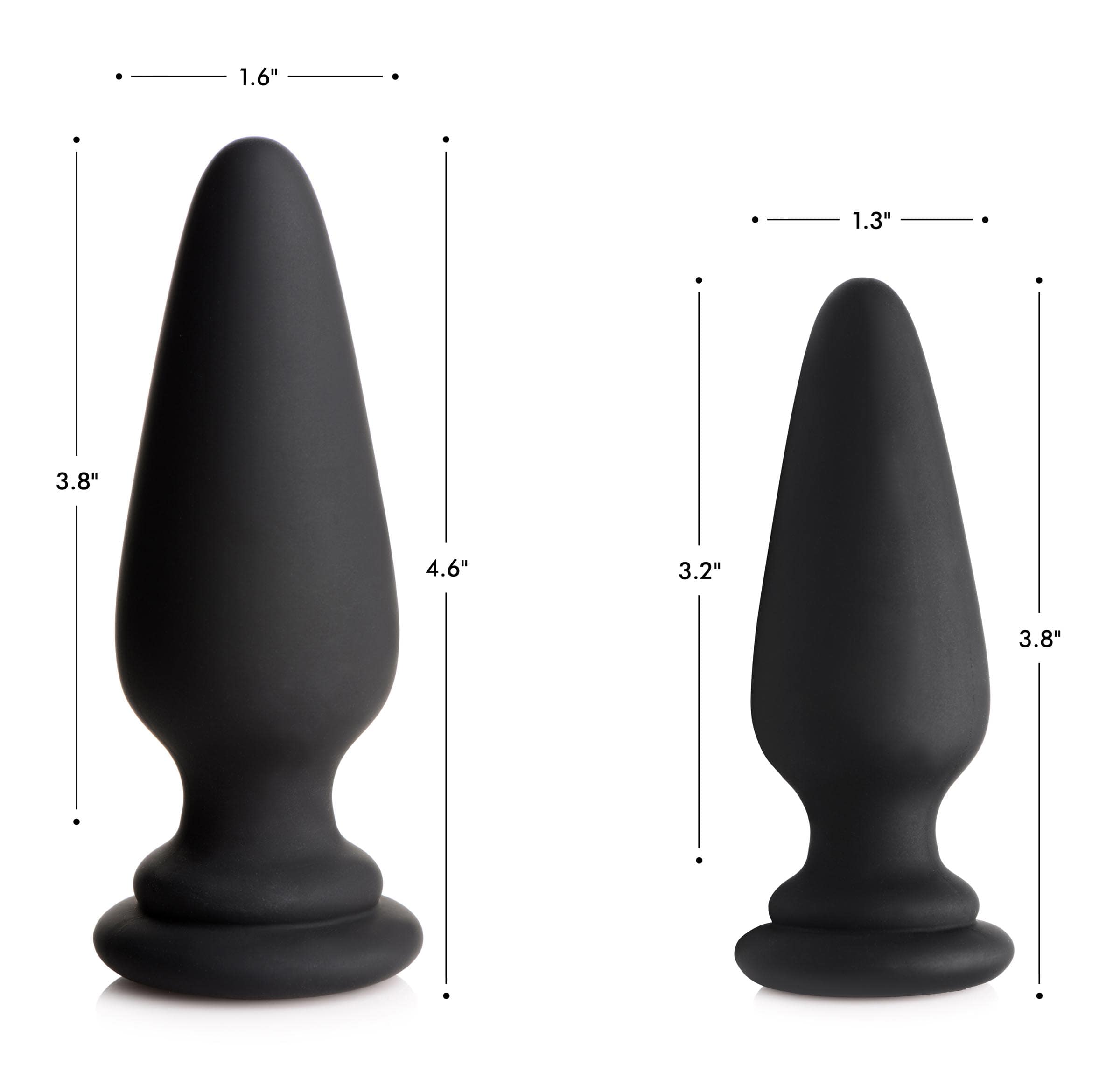 Small Anal Plug with Interchangeable Fox Tail - Rainbow - Image 5