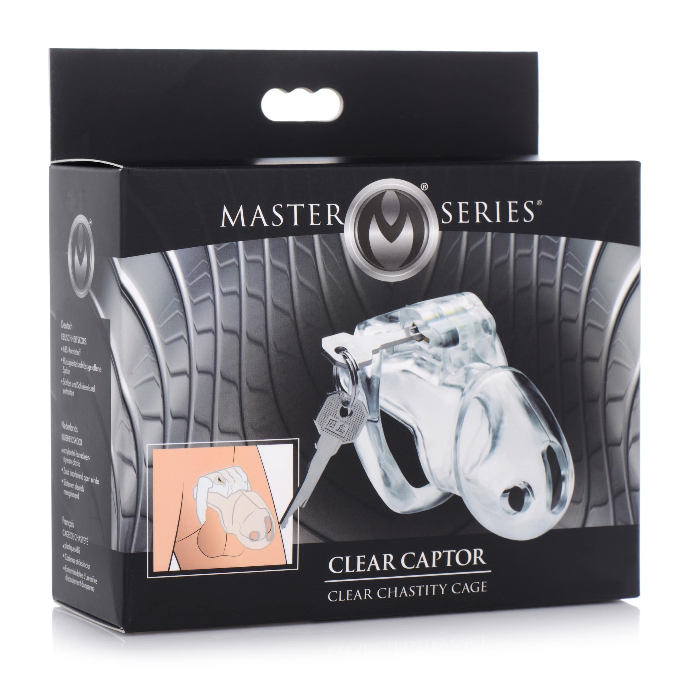Clear Captor Chastity Cage - Small - Image 6