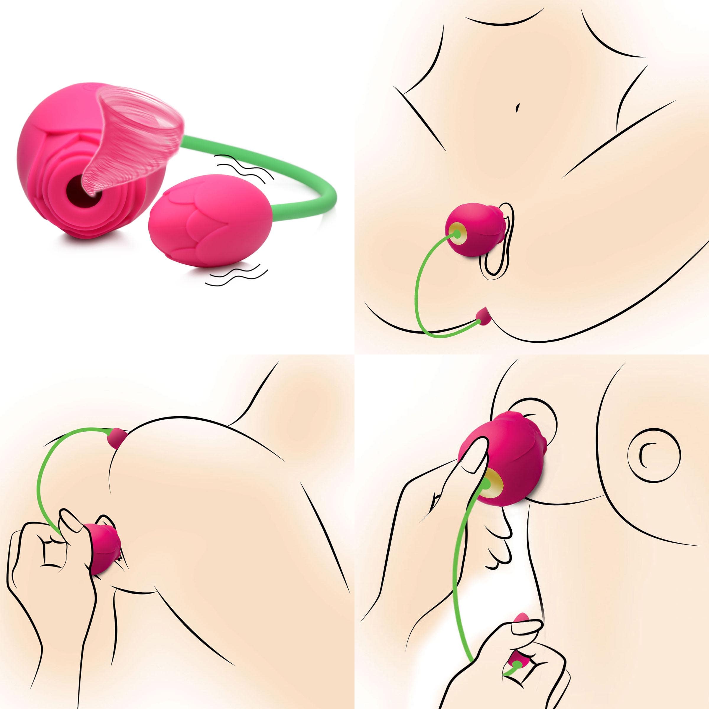 Bloomgasm Rose Duet Sucking Rose and Vibrating Rosette - Image 2