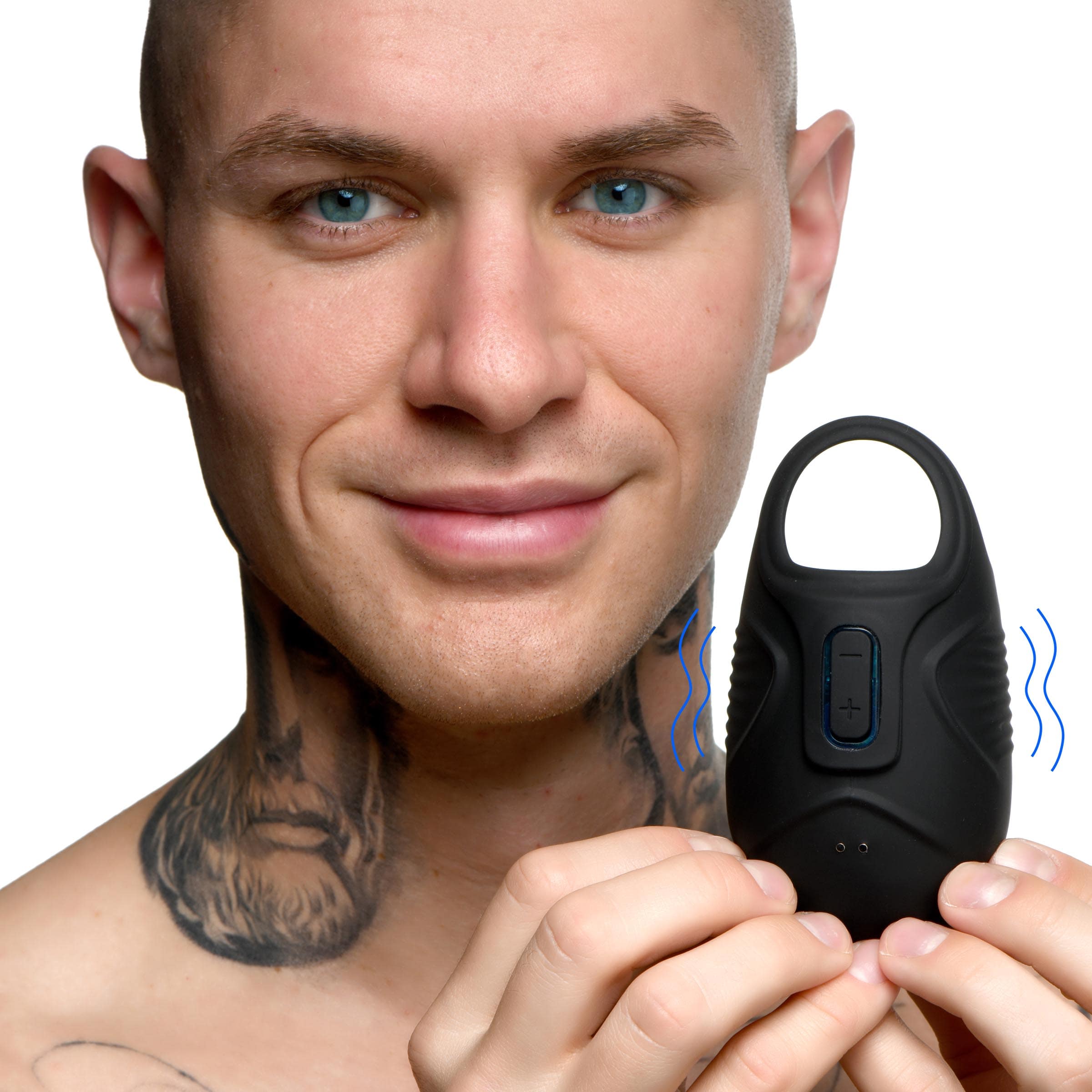7X Vibrating Silicone Ball Sack - Image 2