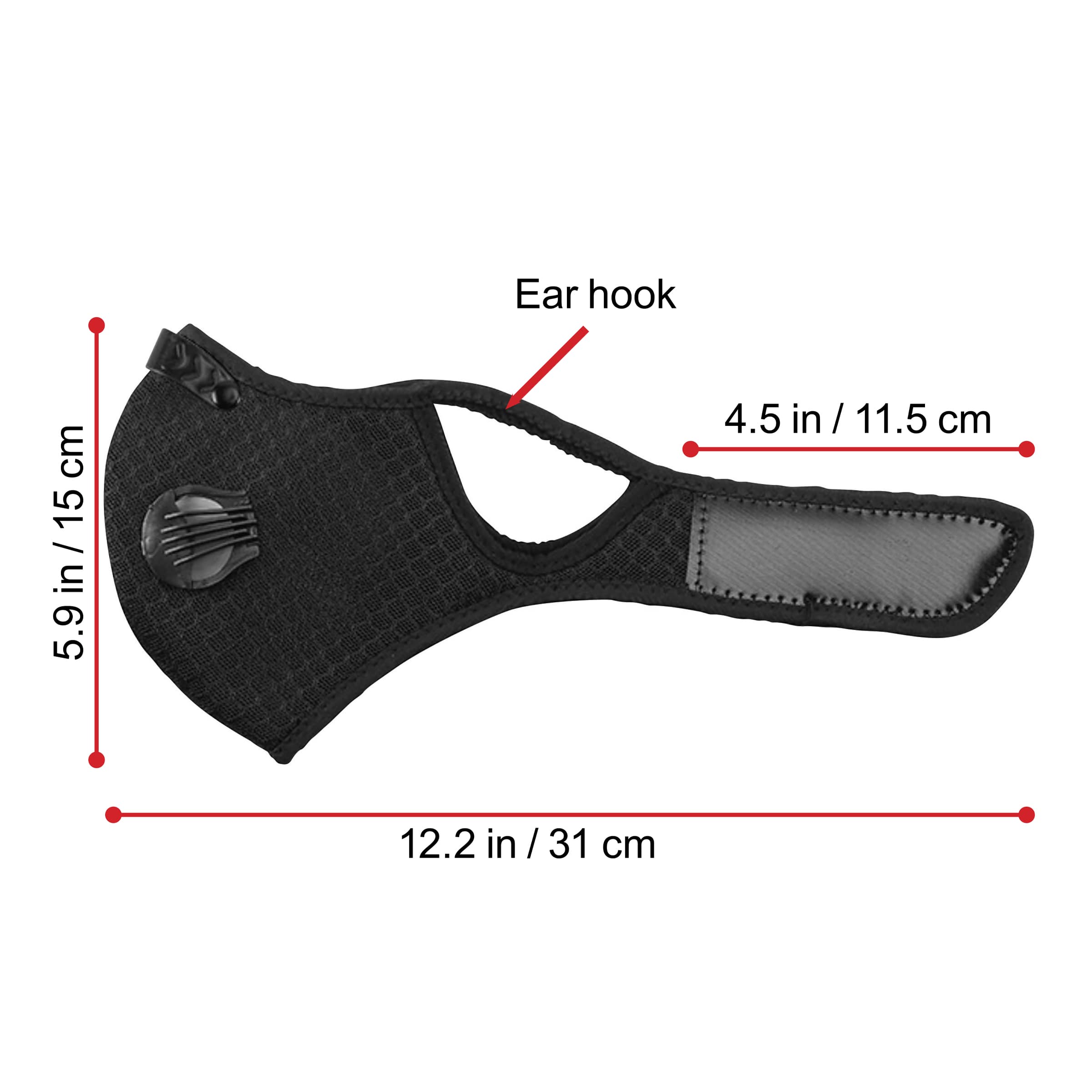 Black Fetish Face Mask - Image 7