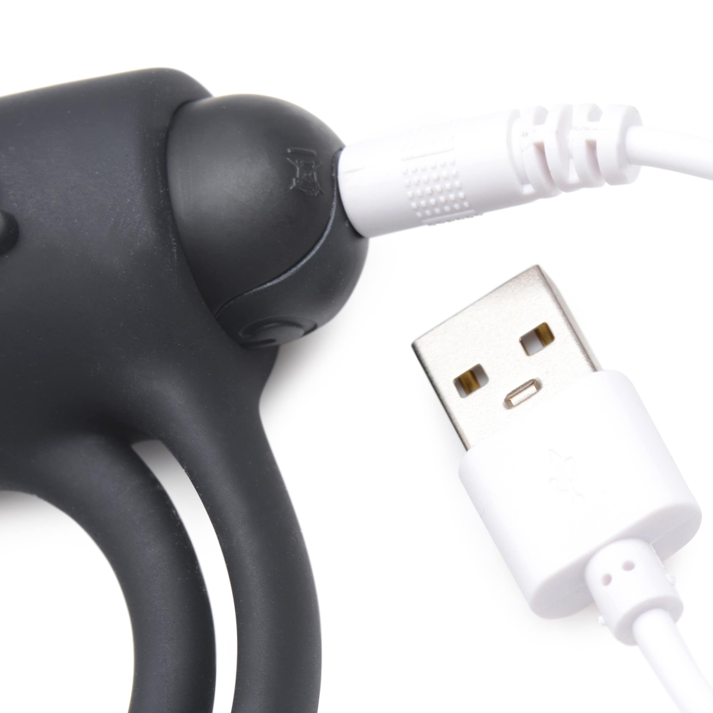 Remote Control 28X Vibrating Cock Ring and Bullet - Black - Image 4