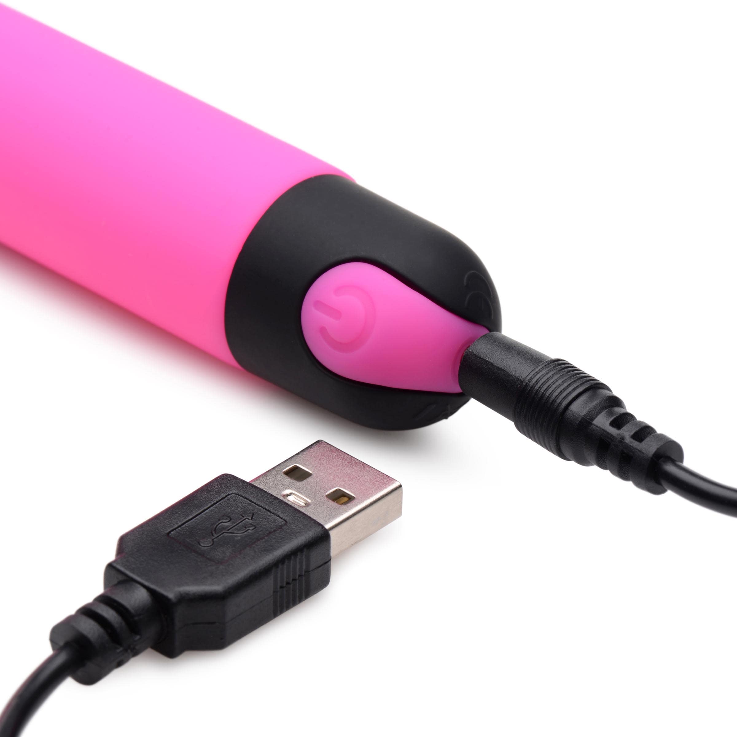 10X Silicone G-Spot Vibrator - Pink - Image 6