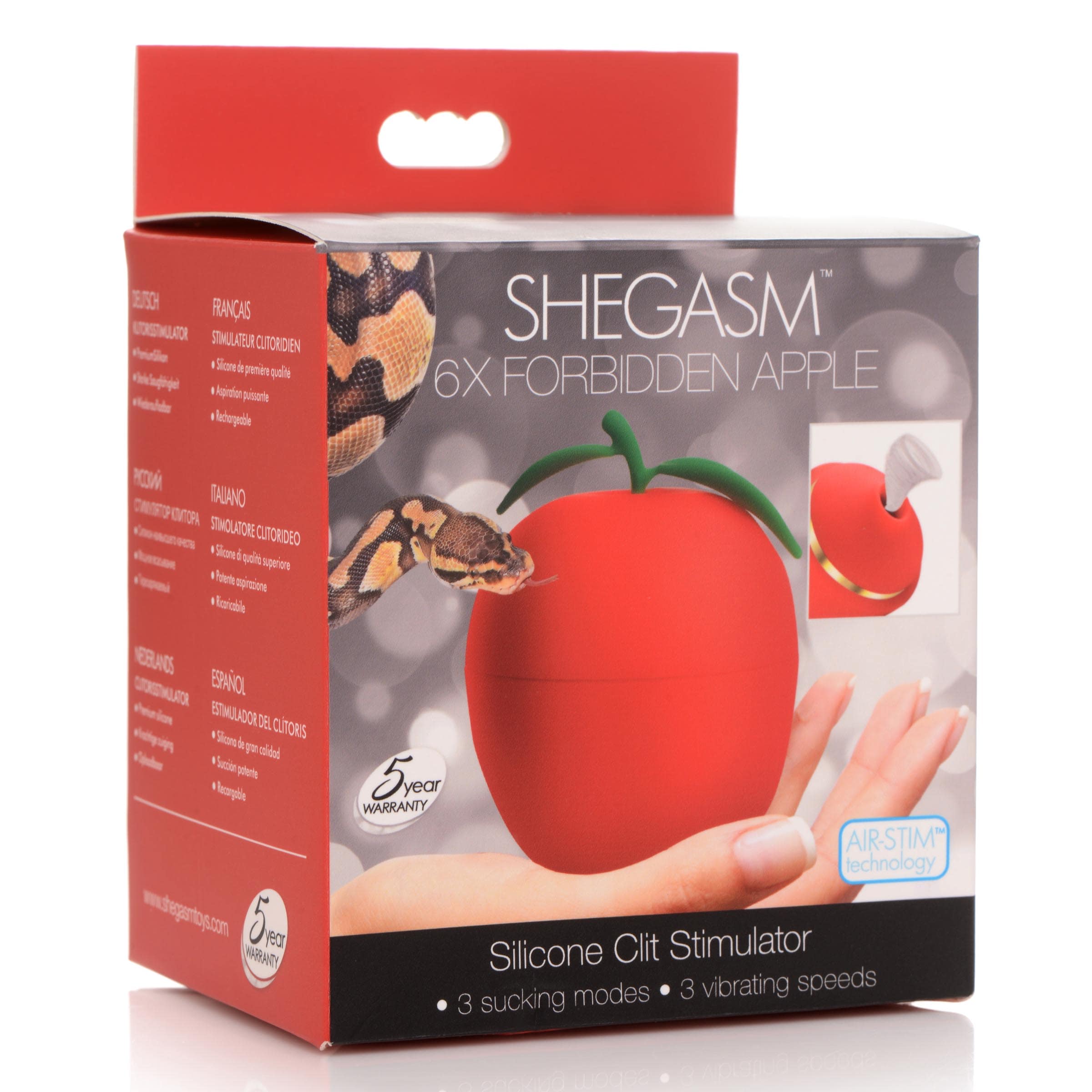 6X Forbidden Apple Silicone Clit Stimulator - Image 8