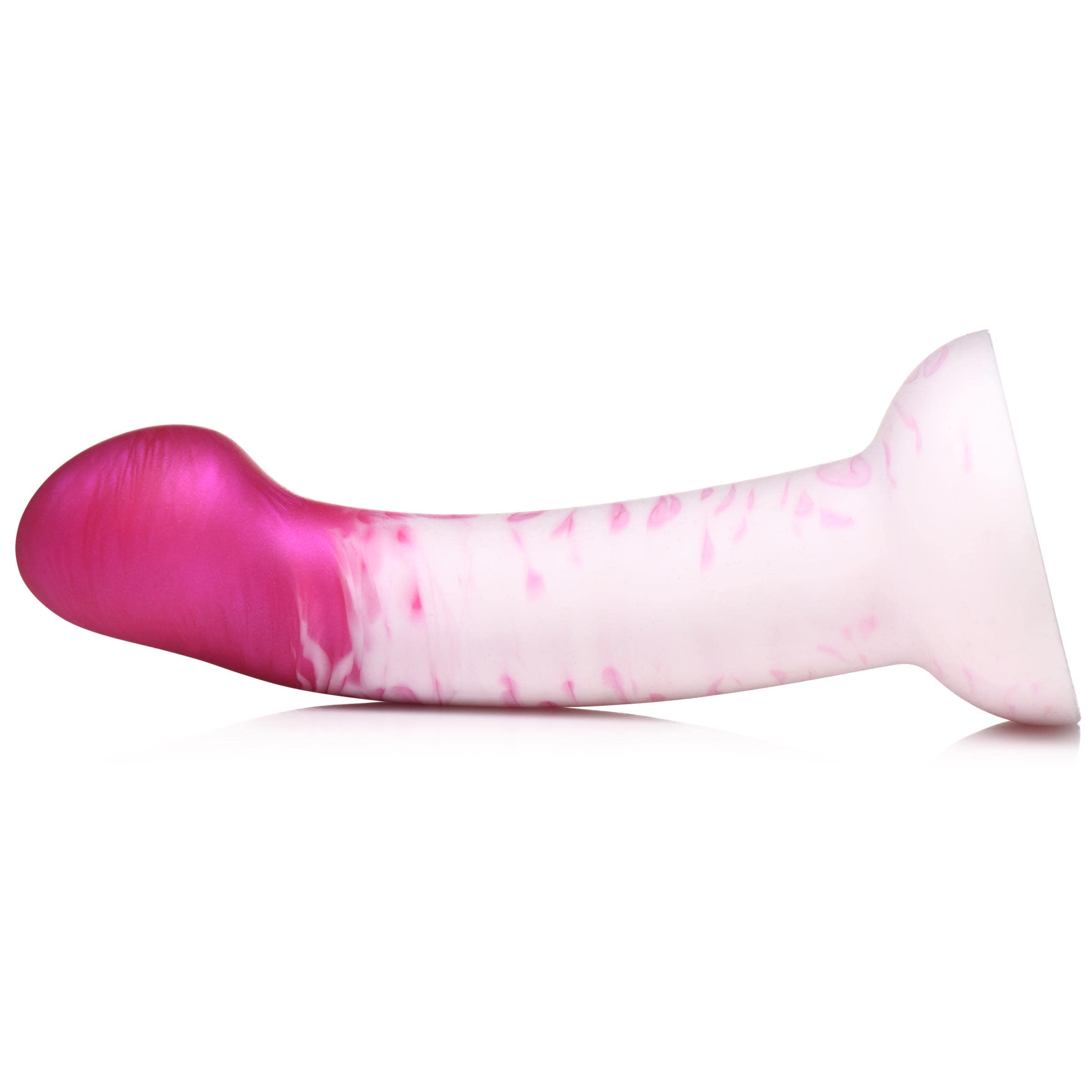 G-Swirl G-Spot Silicone Dildo - Pink - Image 4