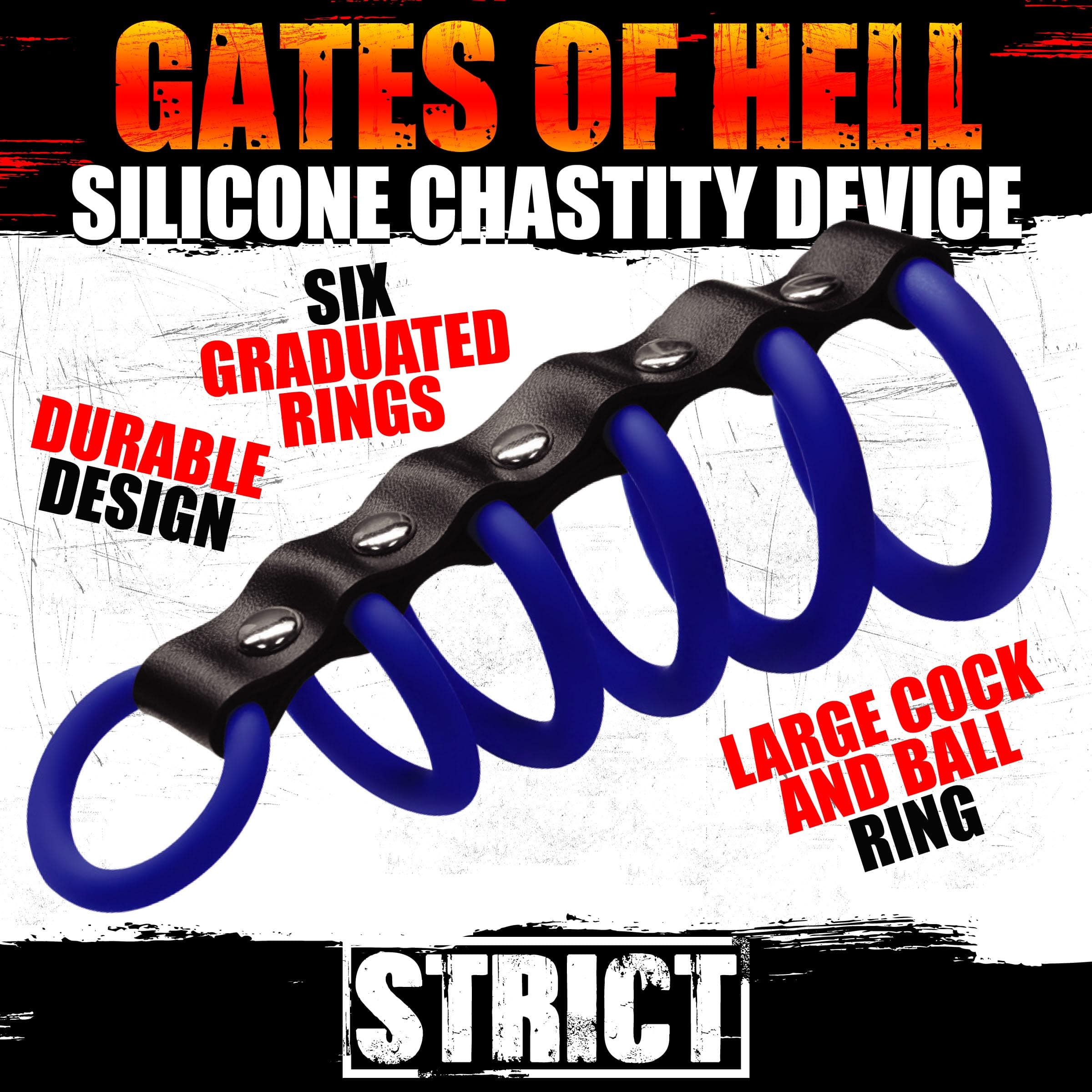 Silicone Gates of Hell Chastity Device - Image 3