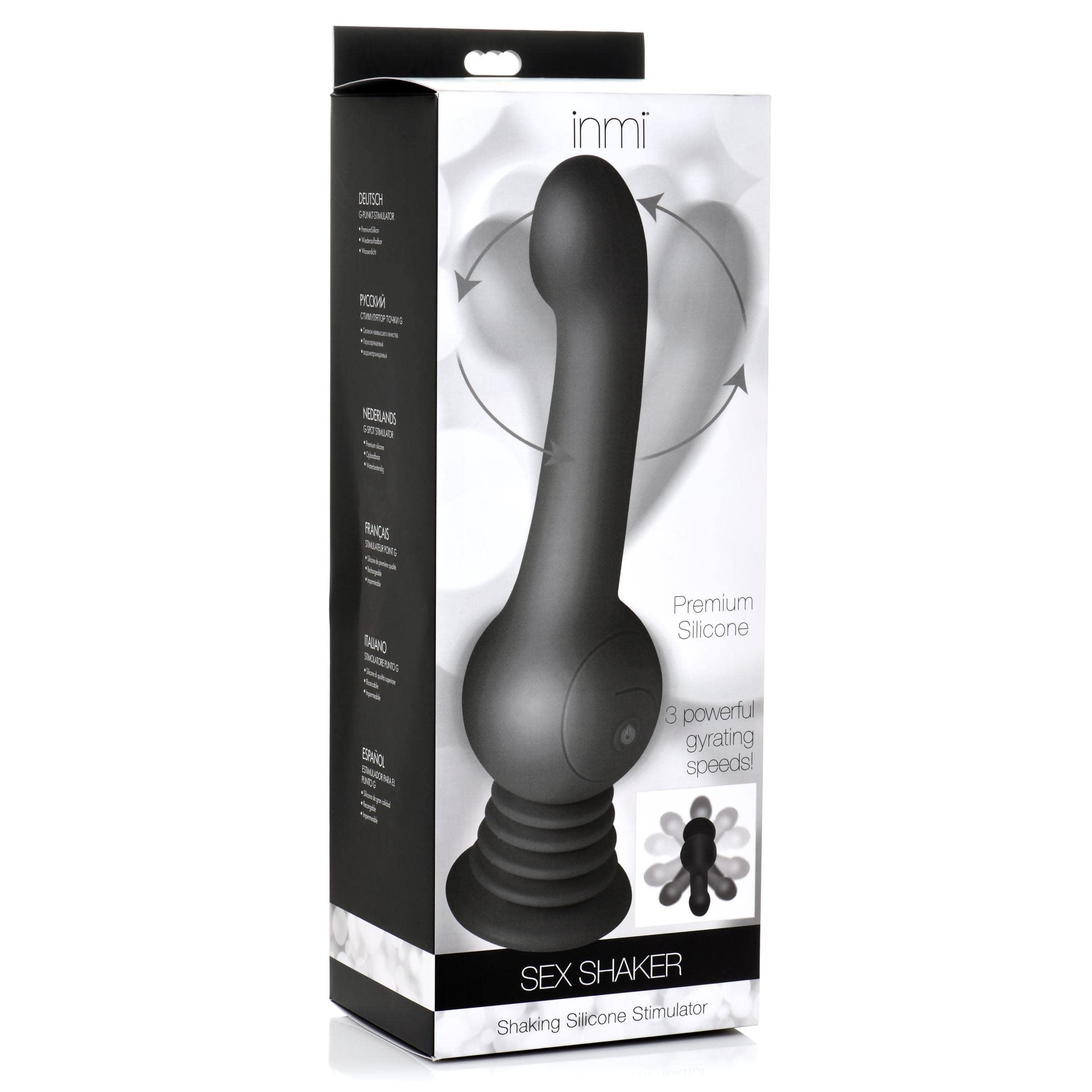 Sex Shaker Silicone Stimulator - Black - Image 8