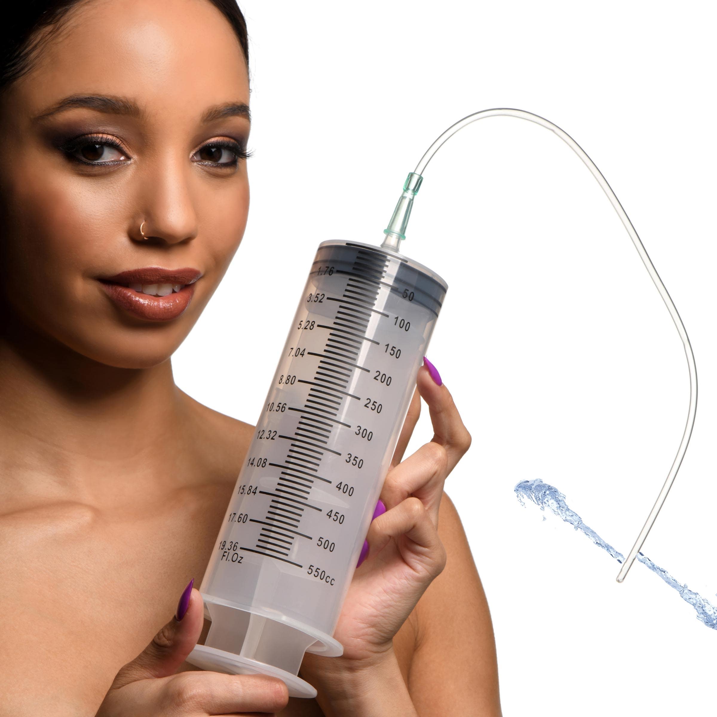 Enema Syringe with Tube - 550ml - Image 2