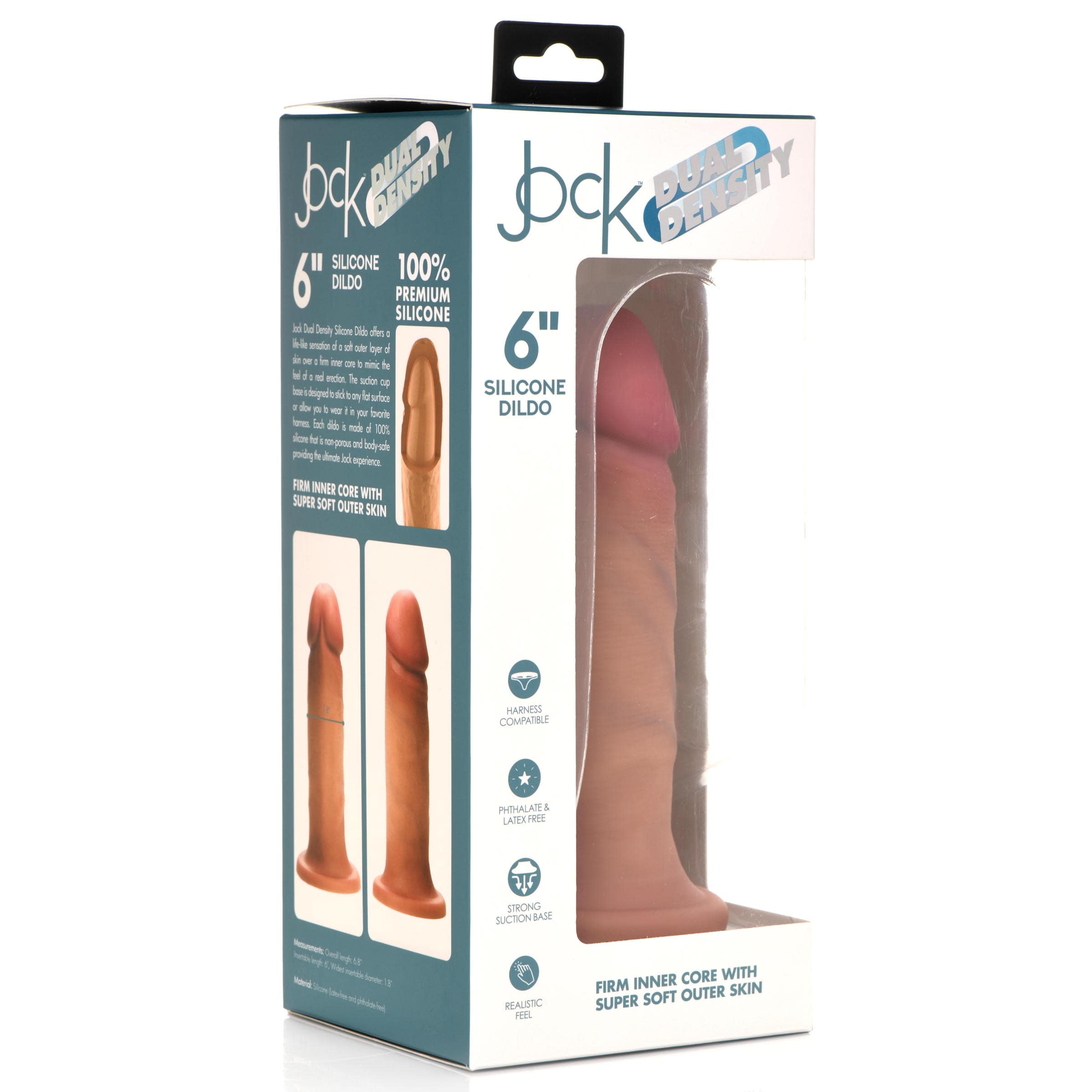 Ultra Realistic Dual Density Silicone Dildo - 6 Inch - Image 7