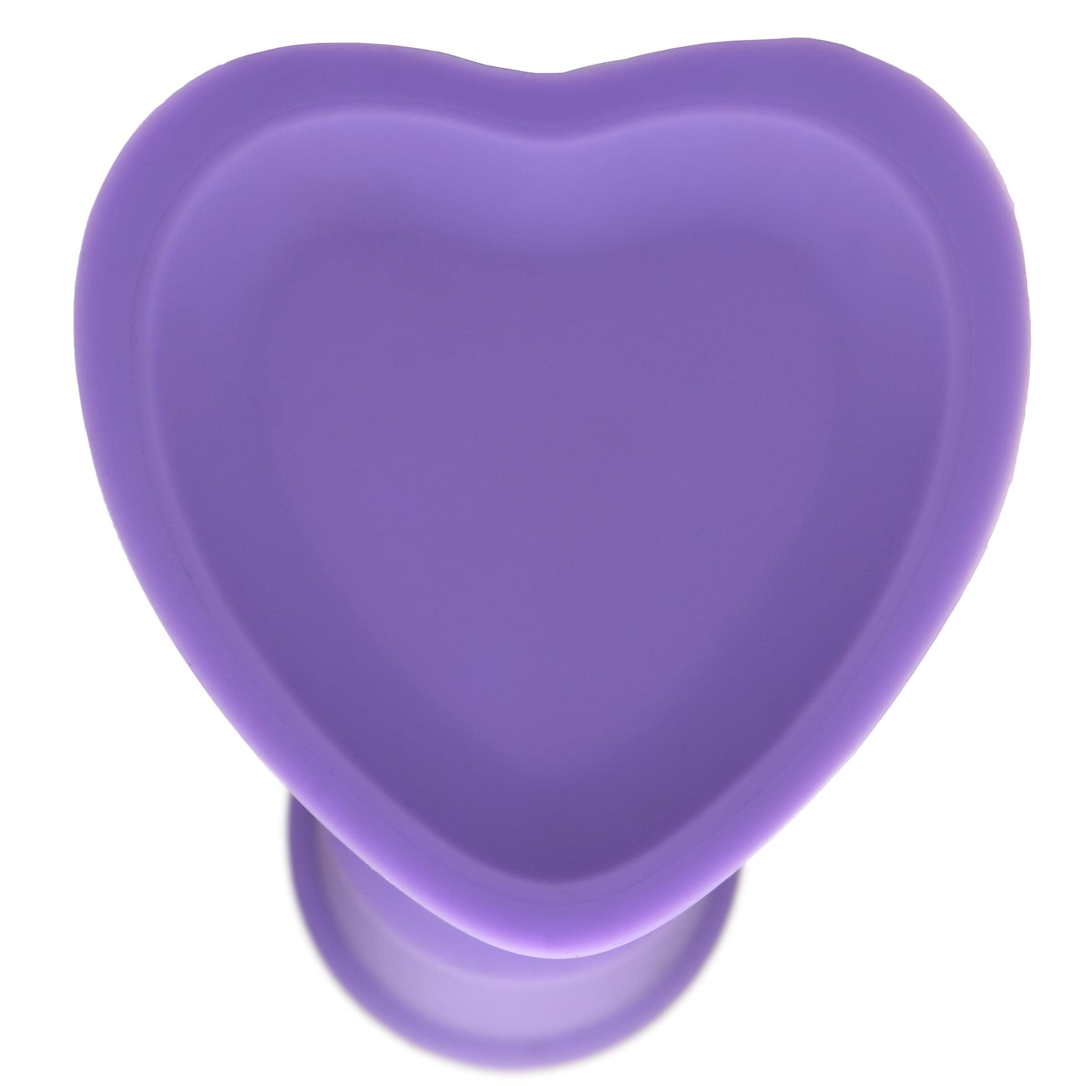 Swirl Silicone Purple Dildo - Image 5