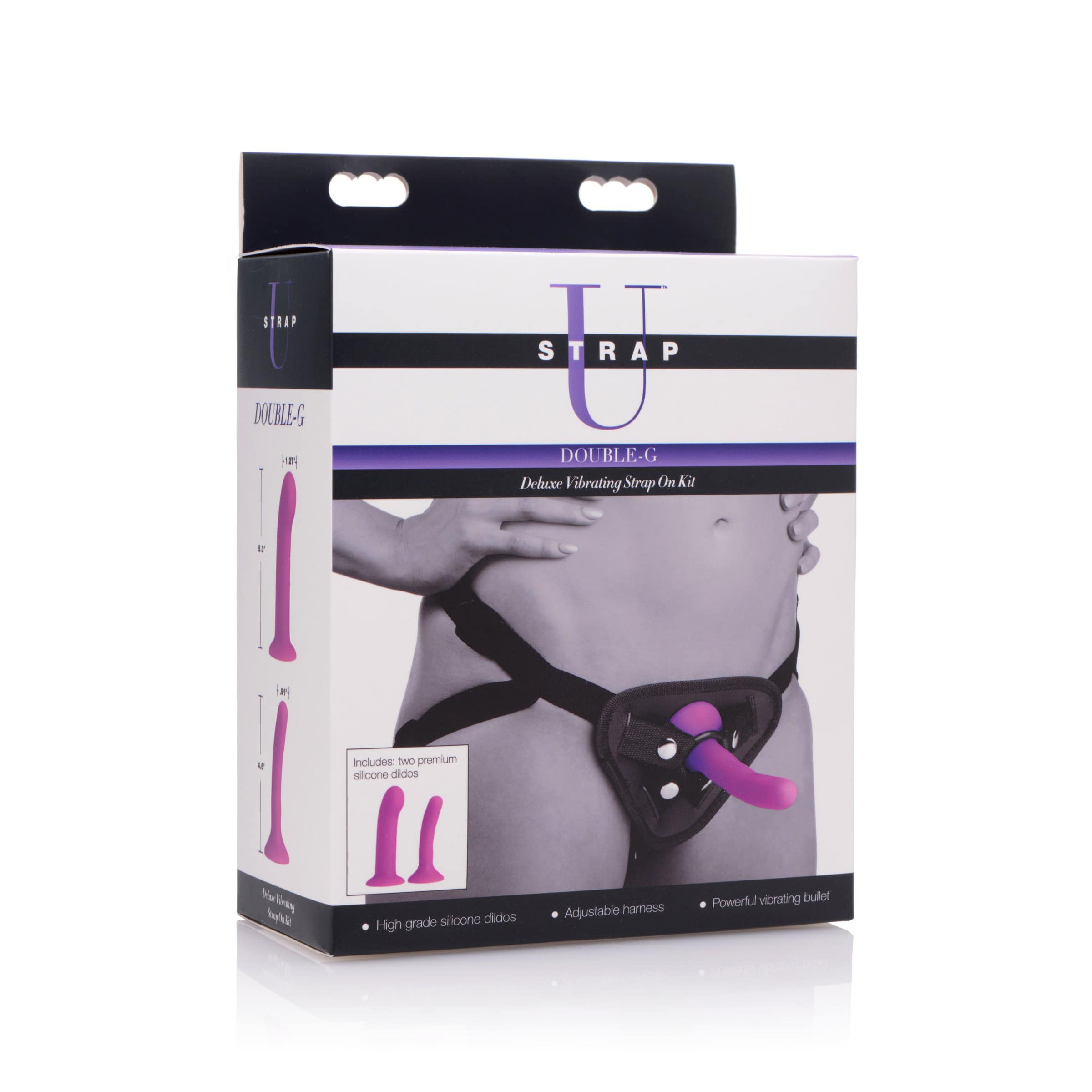 Double G Deluxe Vibrating Strap On Kit - Image 8