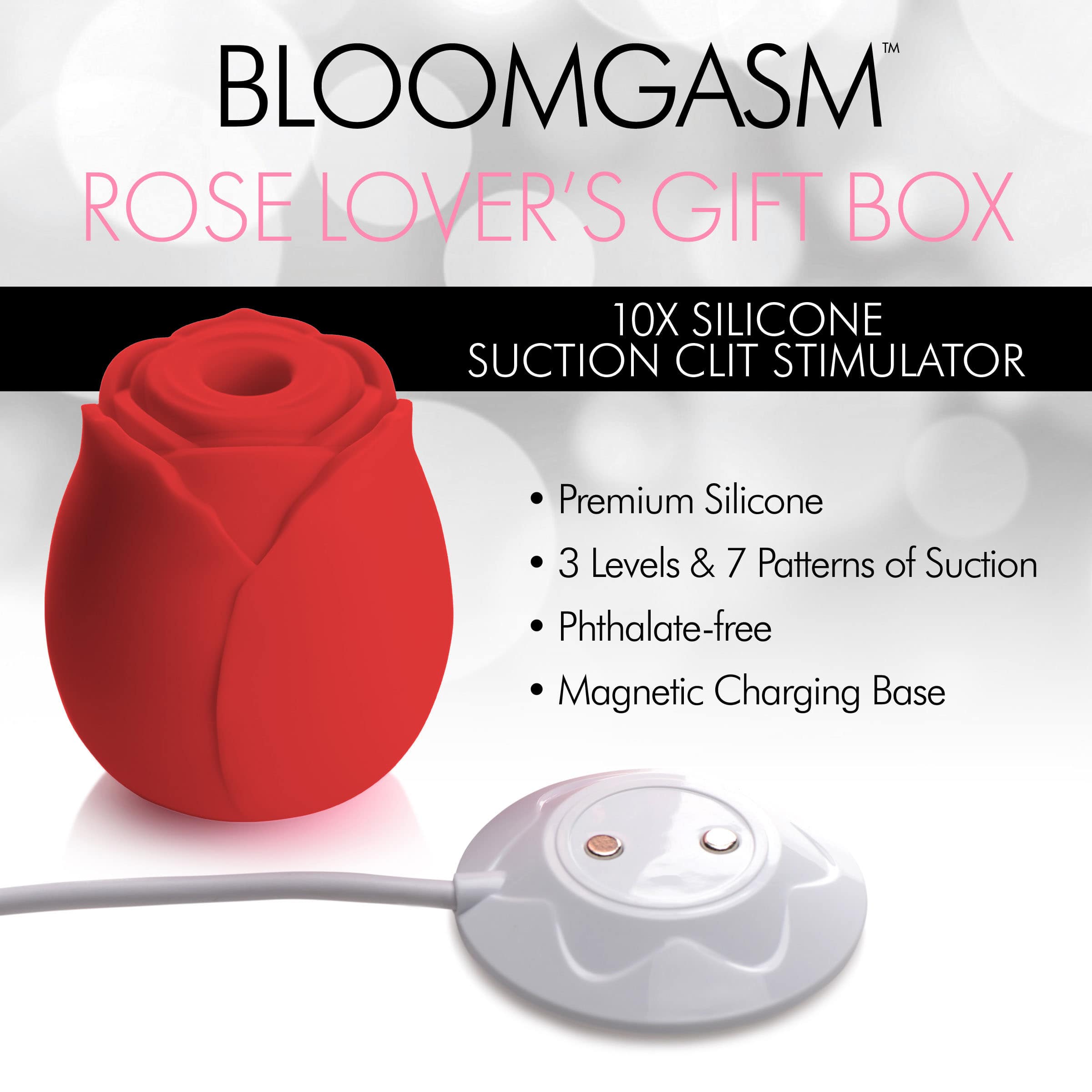The Rose Lover's Gift Box 10X Clit Suction Rose - Red - Image 6