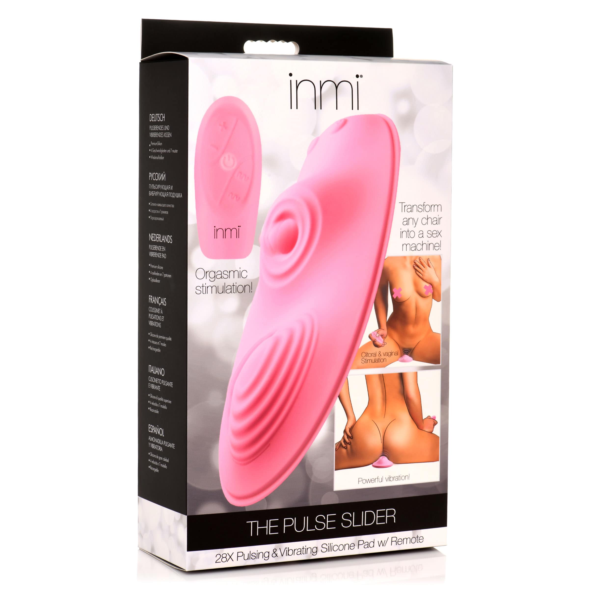The Pulse Slider 28X Pulsing and Vibrating Silicone Pad with Remote - Image 9