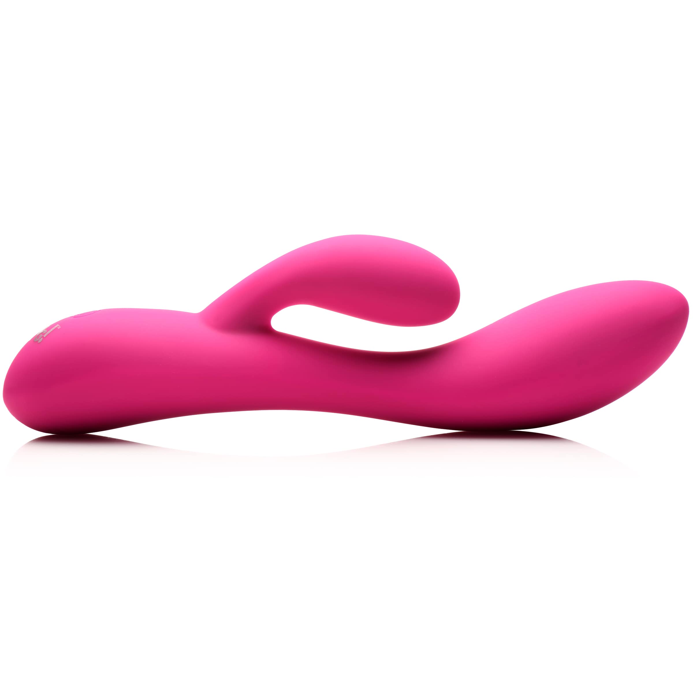 10X Flexible Silicone Rabbit Vibrator - Pink - Image 9