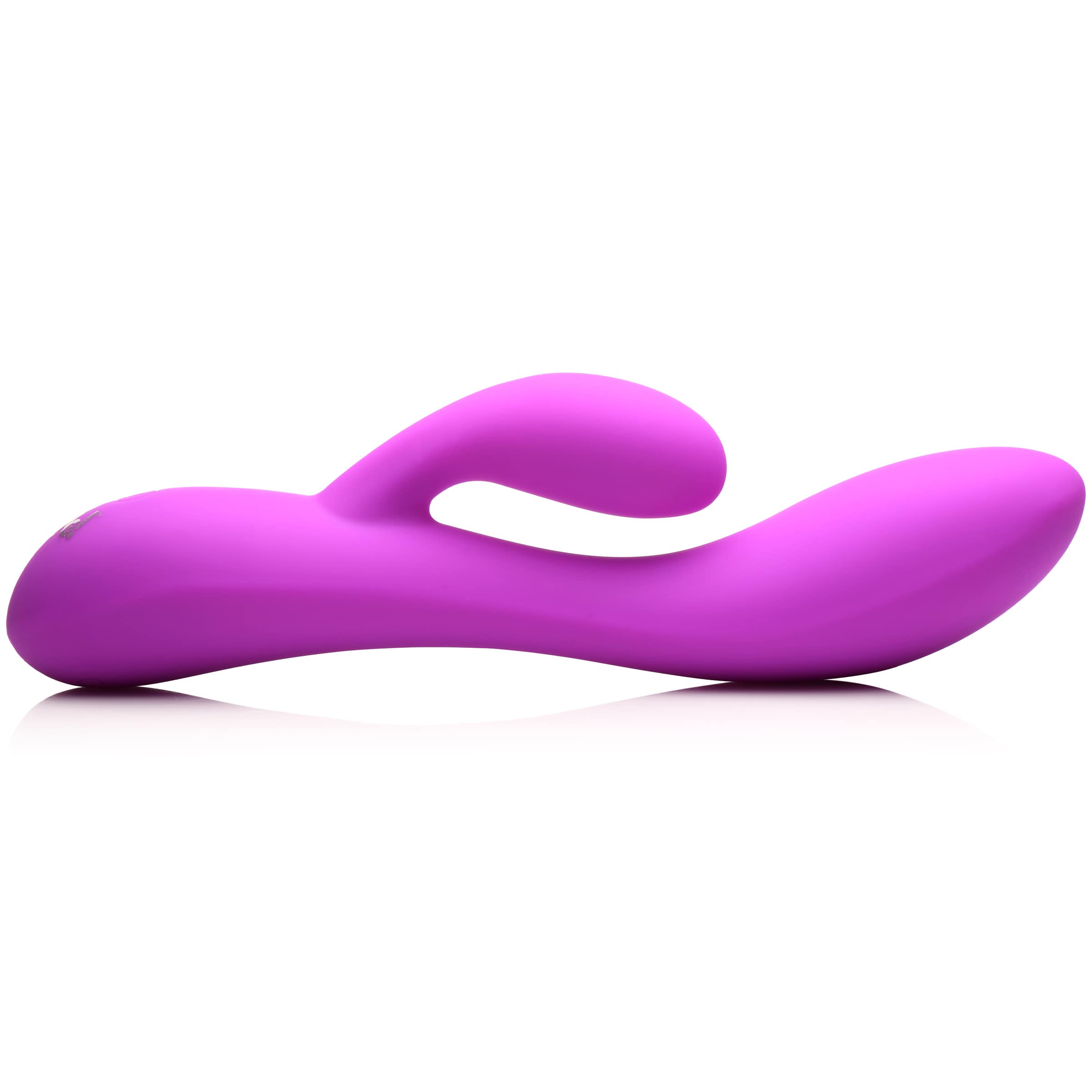 10X Flexible Silicone Rabbit Vibrator - Purple - Image 9