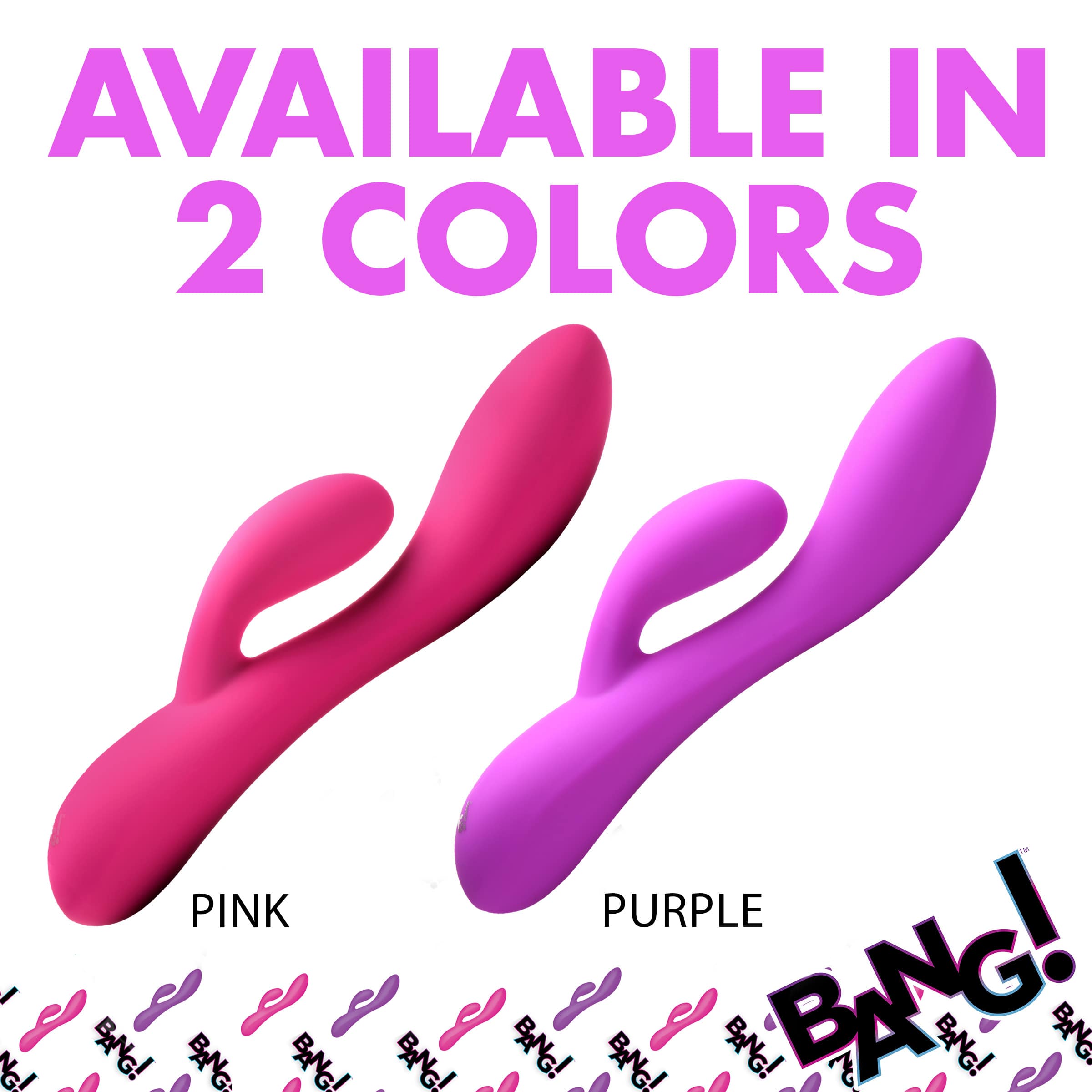 10X Flexible Silicone Rabbit Vibrator - Purple - Image 10