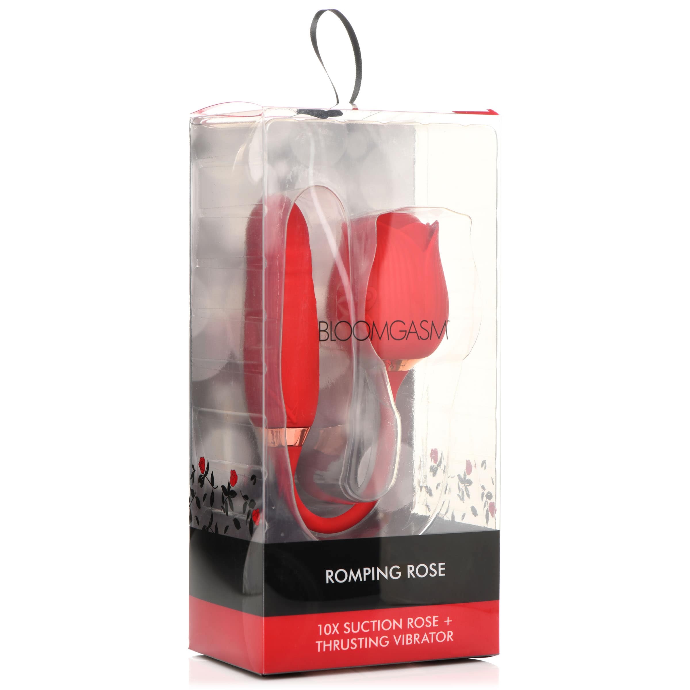 10X Romping Rose Suction and Thrusting Vibrator - Image 5