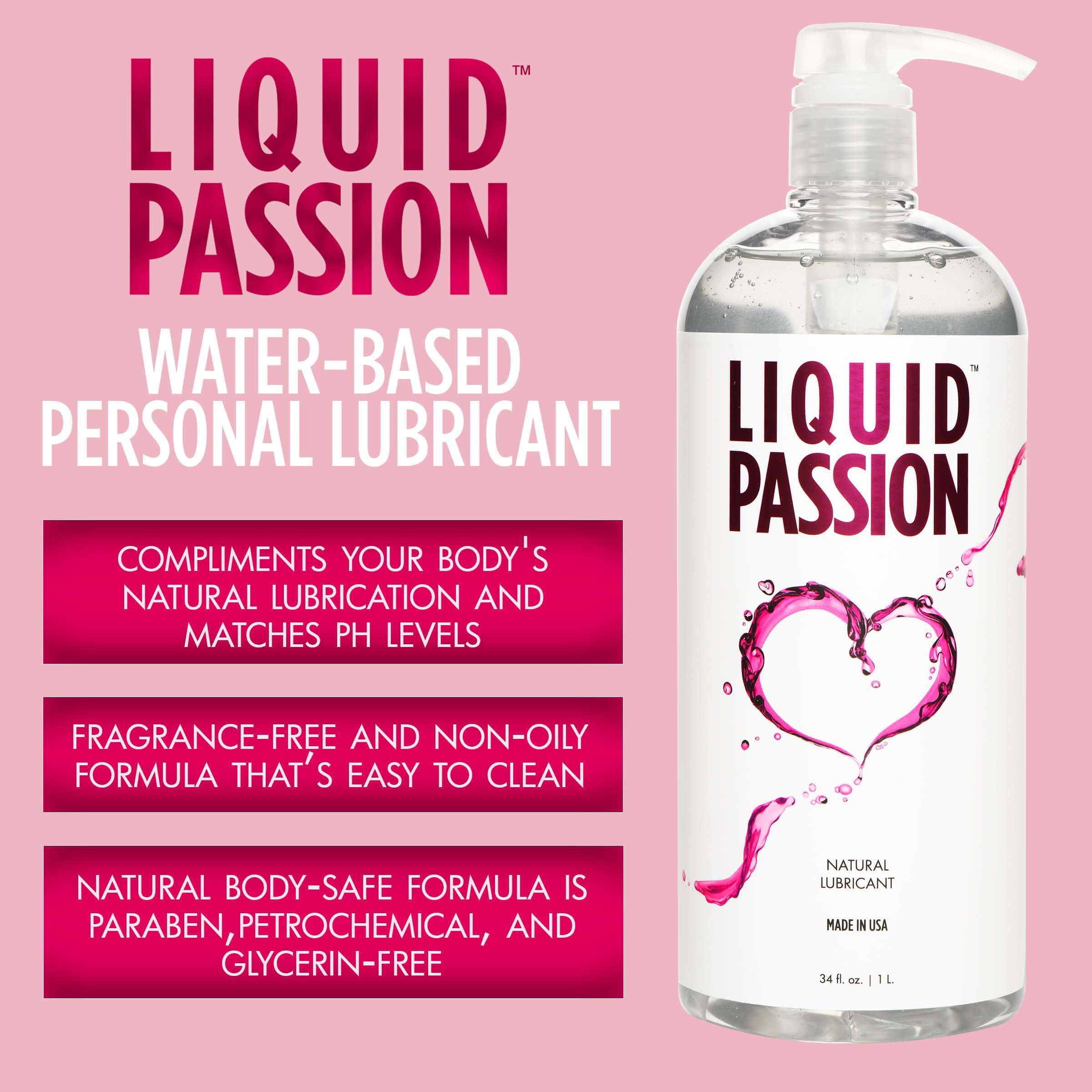 Liquid Passion Natural Lubricant - 34oz - Image 2