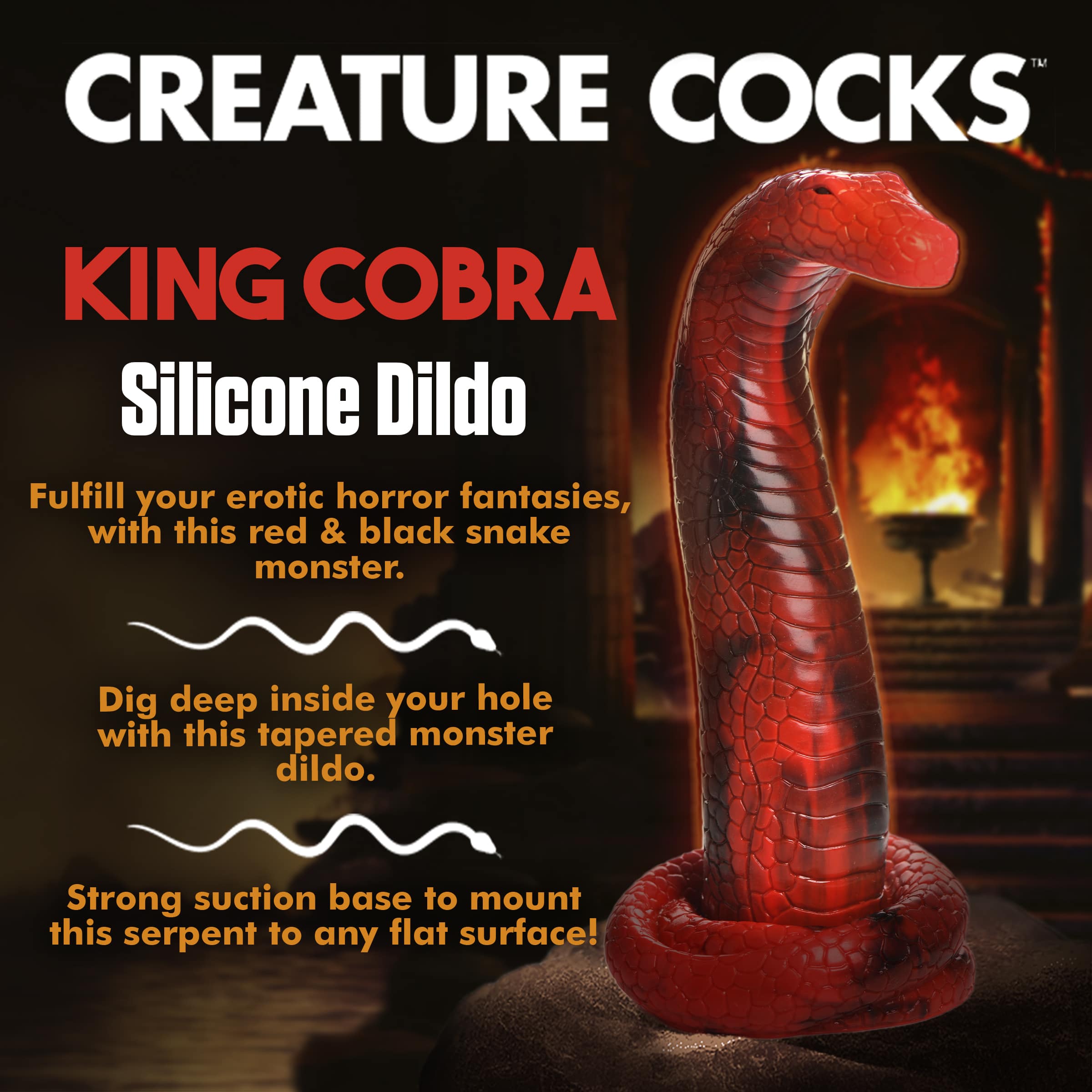 King Cobra Silicone Dildo - Image 2