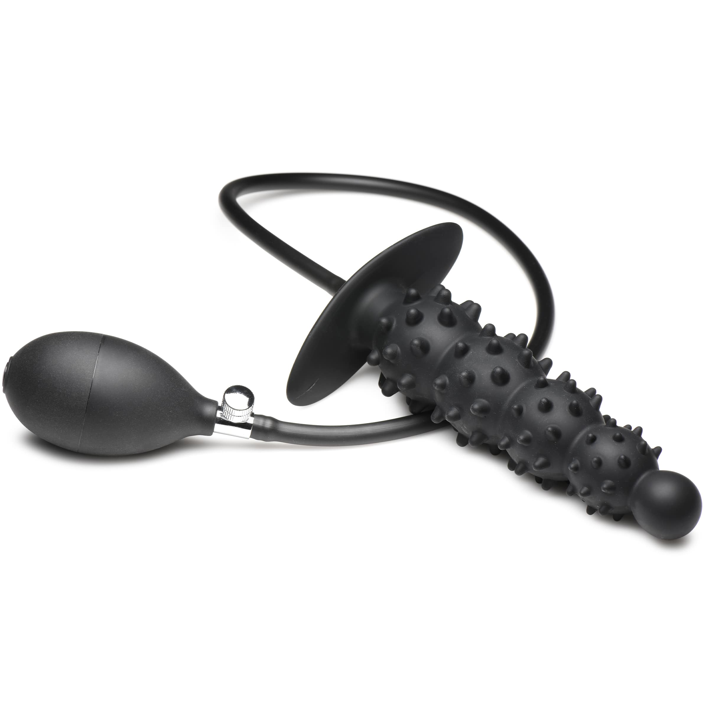 Ass Puffer Nubbed Inflatable Silicone Anal Plug - Image 8