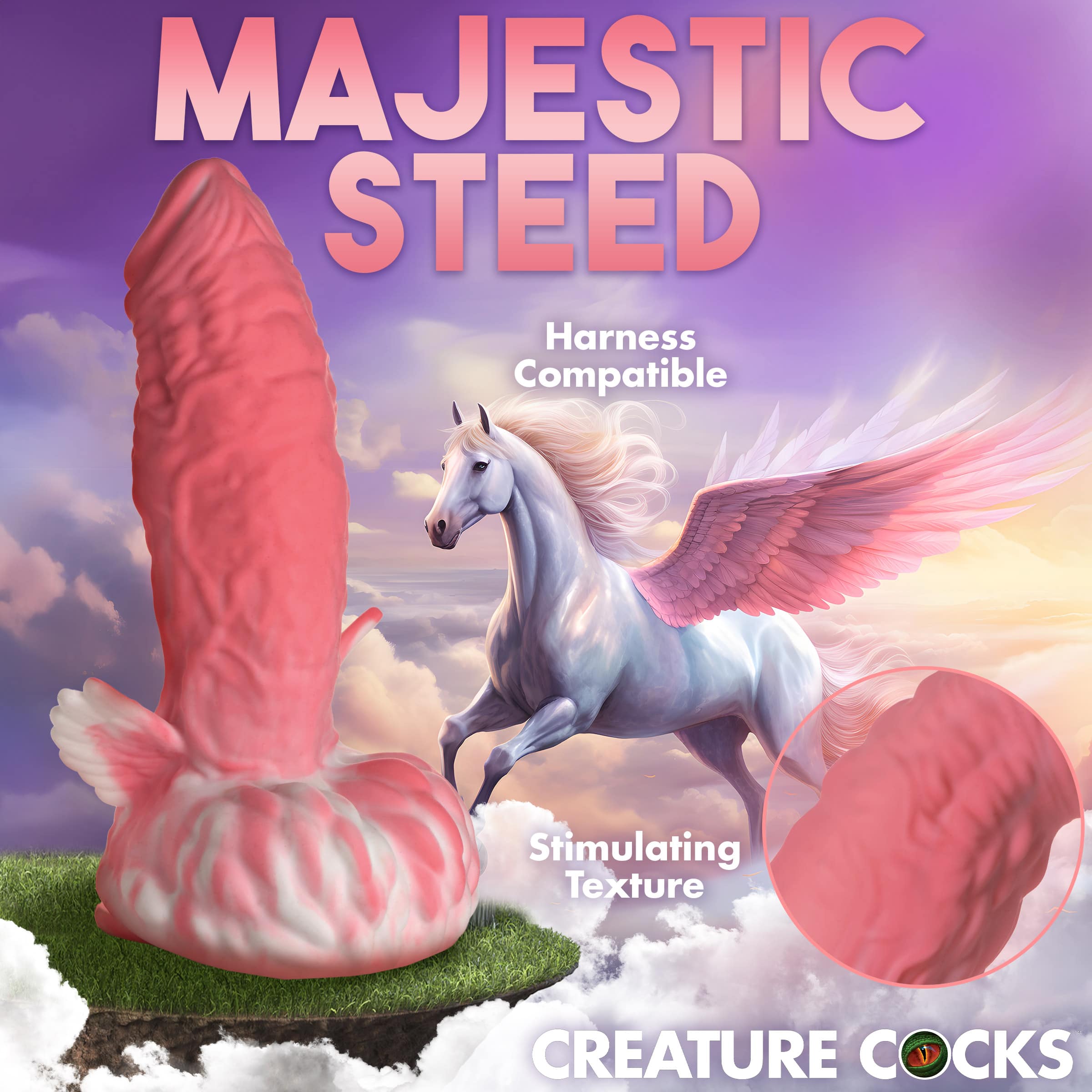 Pegasus Pecker Winged Silicone Dildo - Image 5