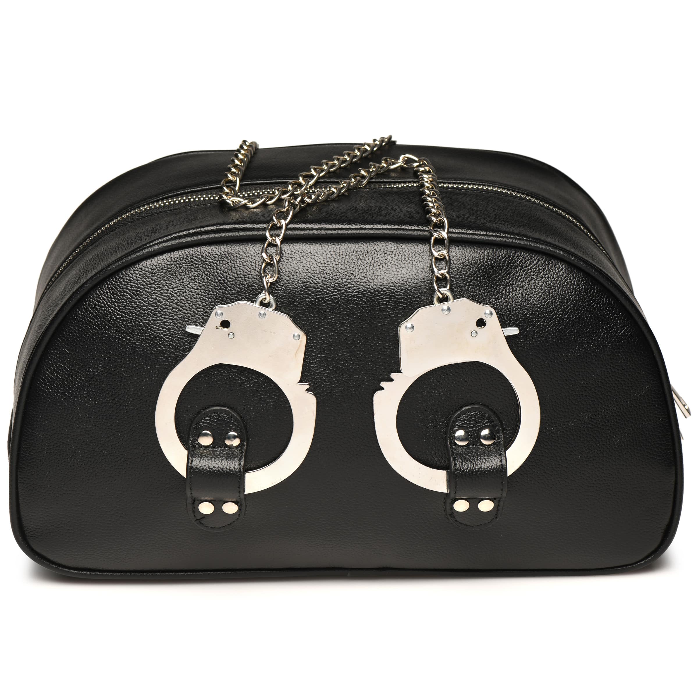 Cuffed and Loaded Travel Bag with Handcuff Handles - Image 7
