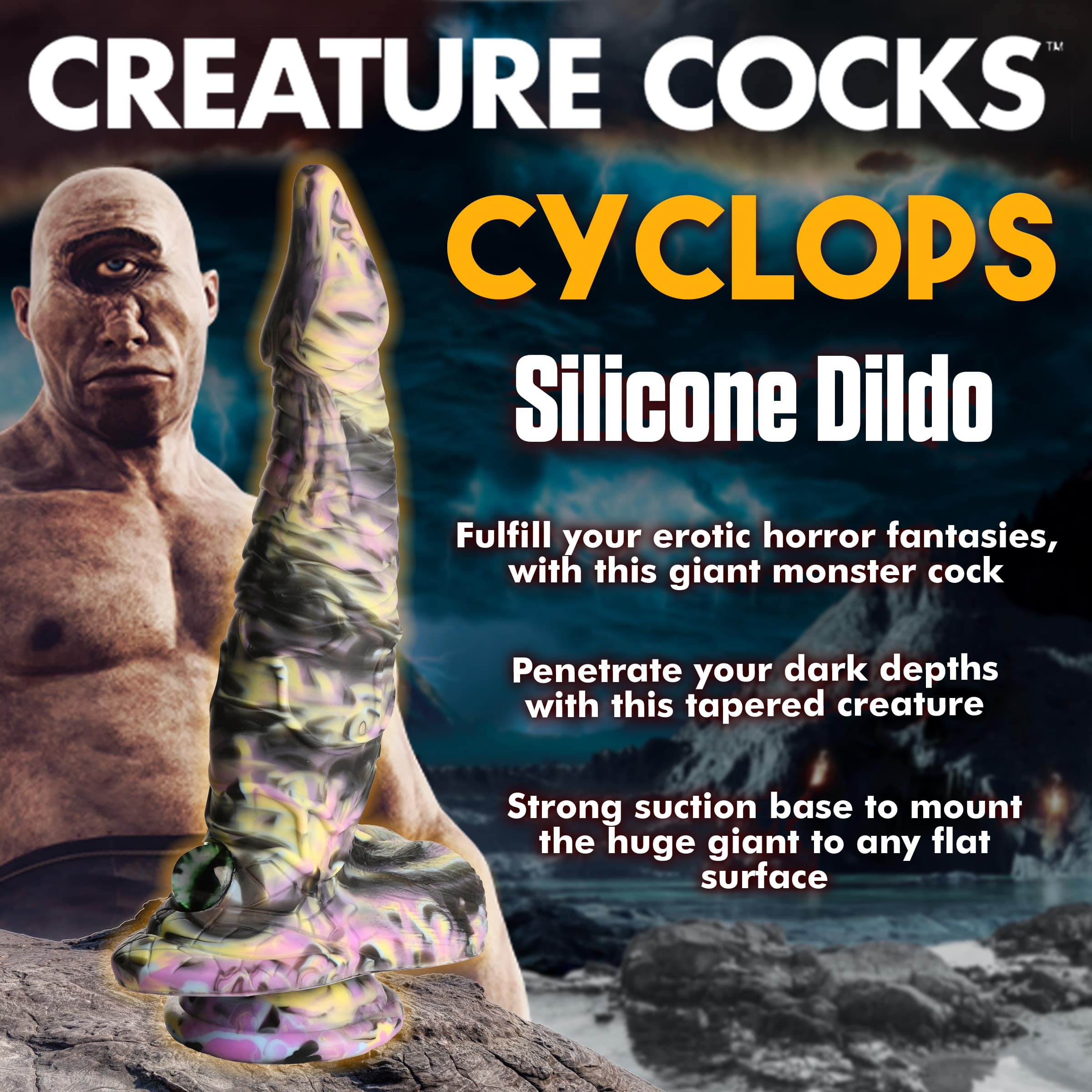 Cyclops Monster Silicone Dildo - Image 2