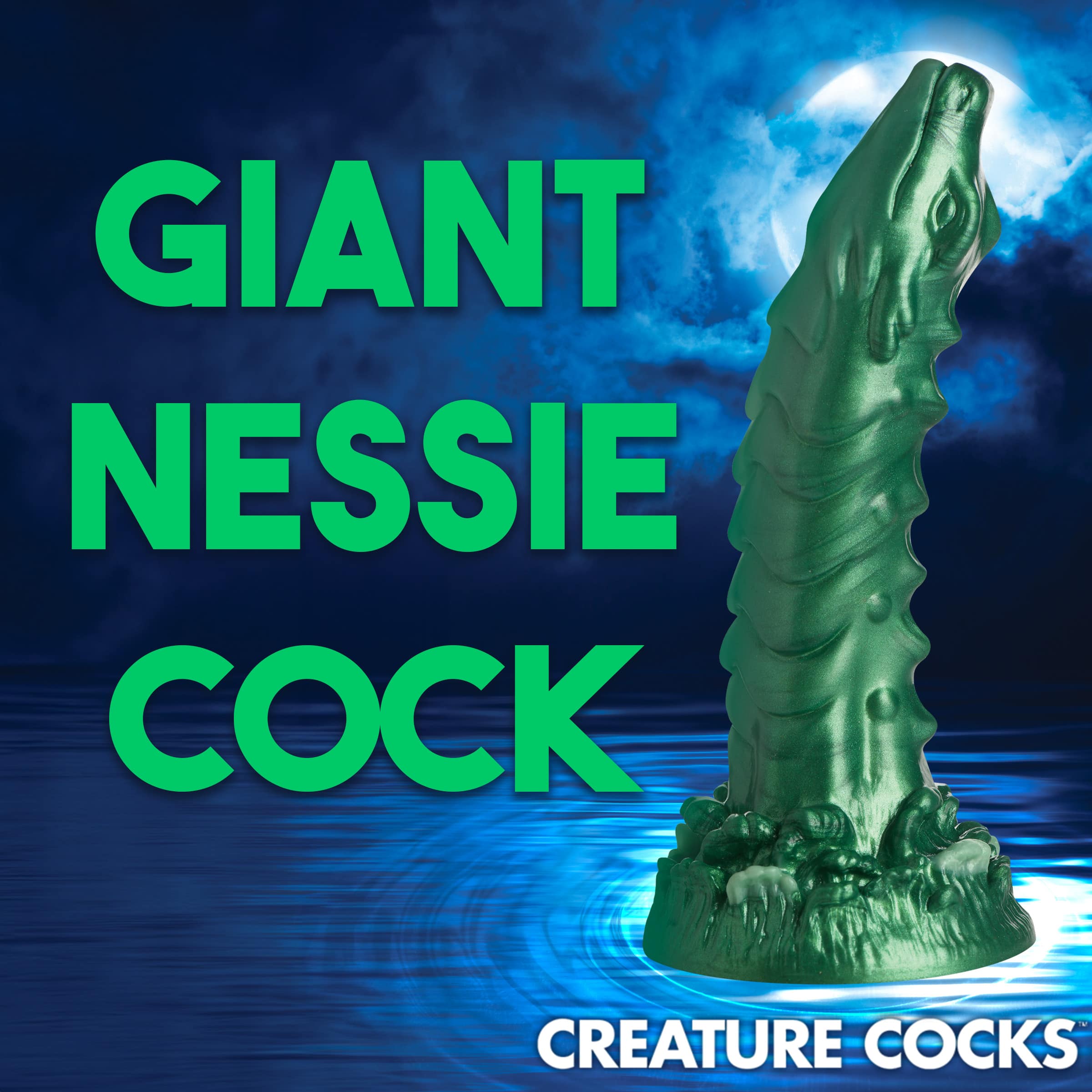Cockness Monster Lake Creature Silicone Dildo - Image 4