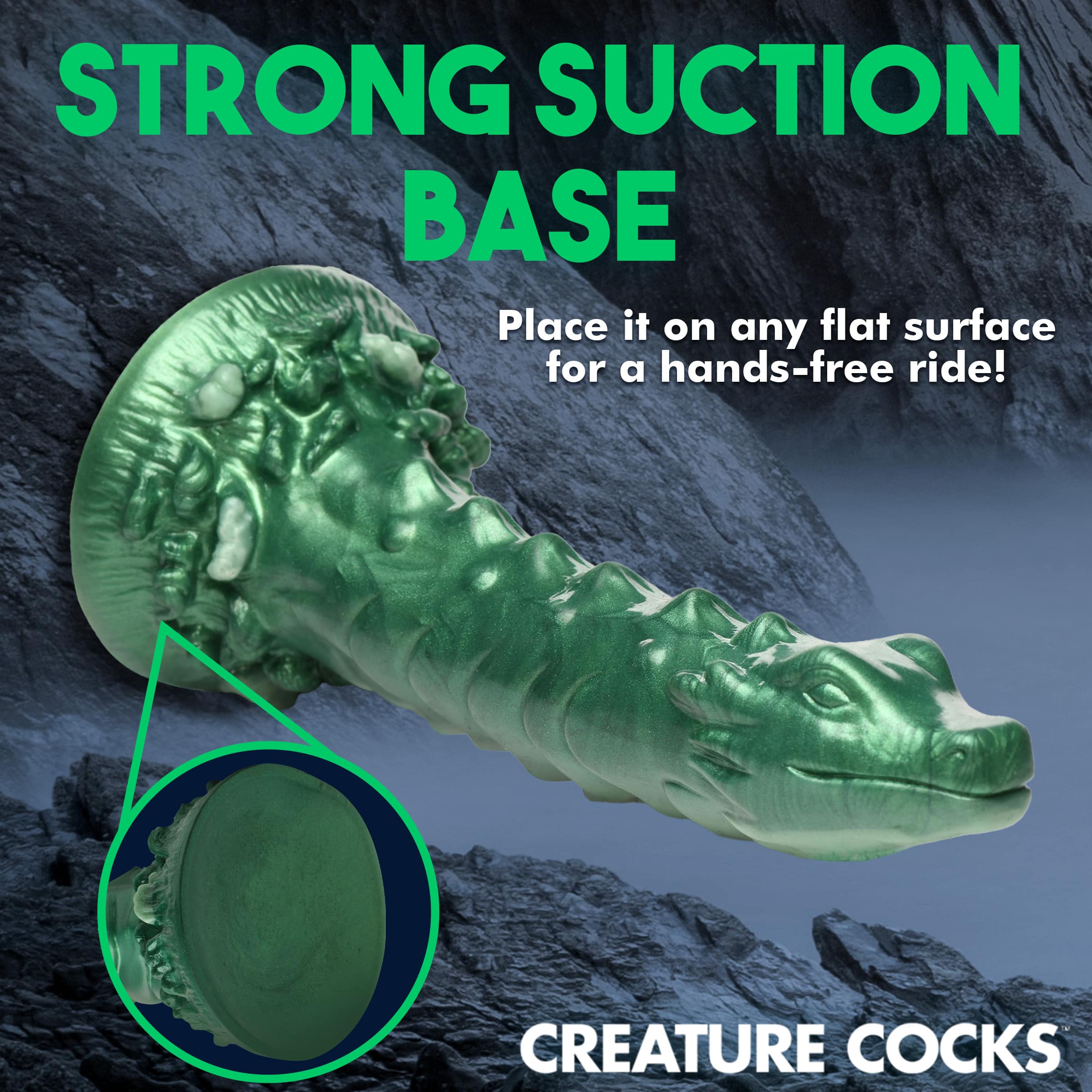 Cockness Monster Lake Creature Silicone Dildo - Image 8