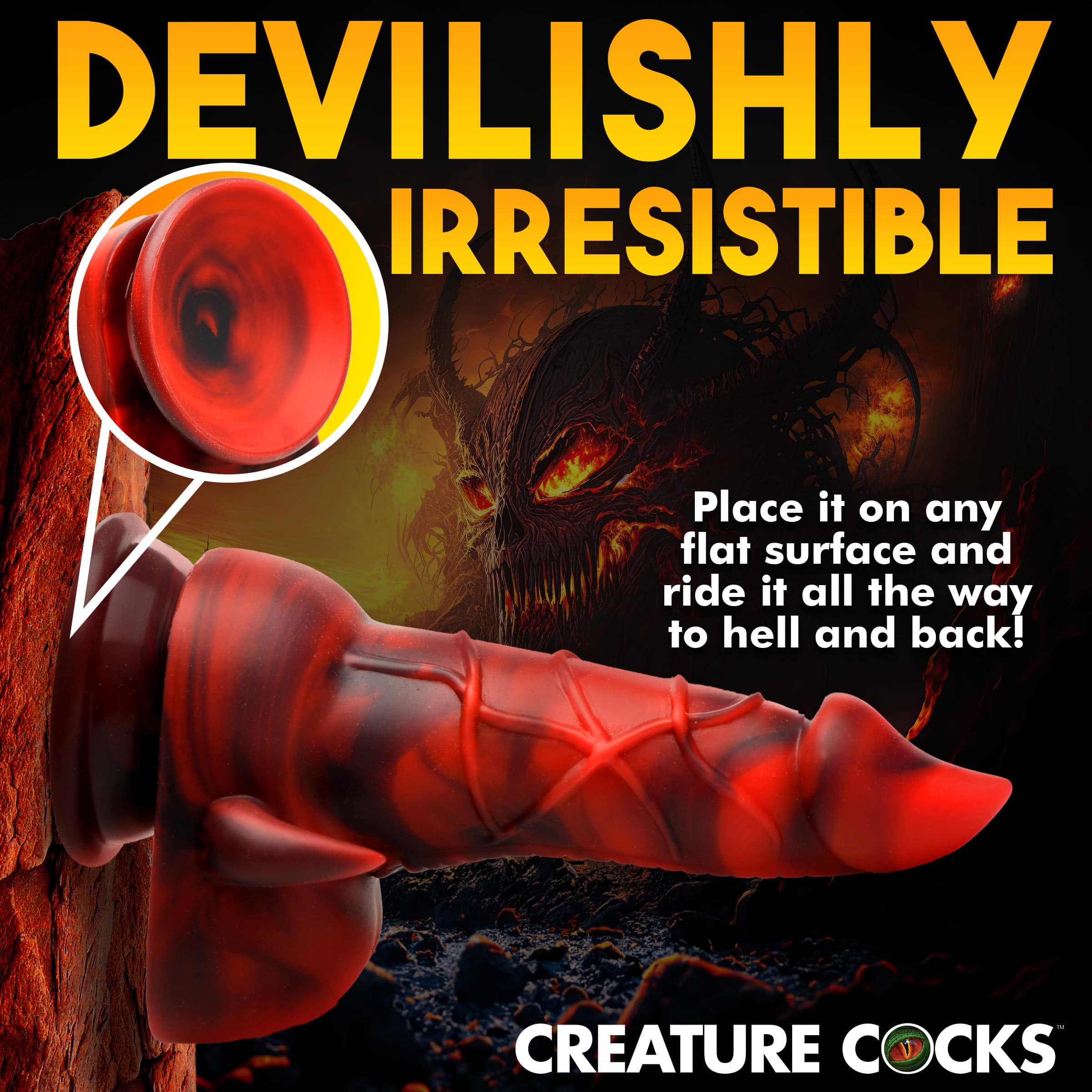 Horny Devil Demon Silicone Dildo - Image 8