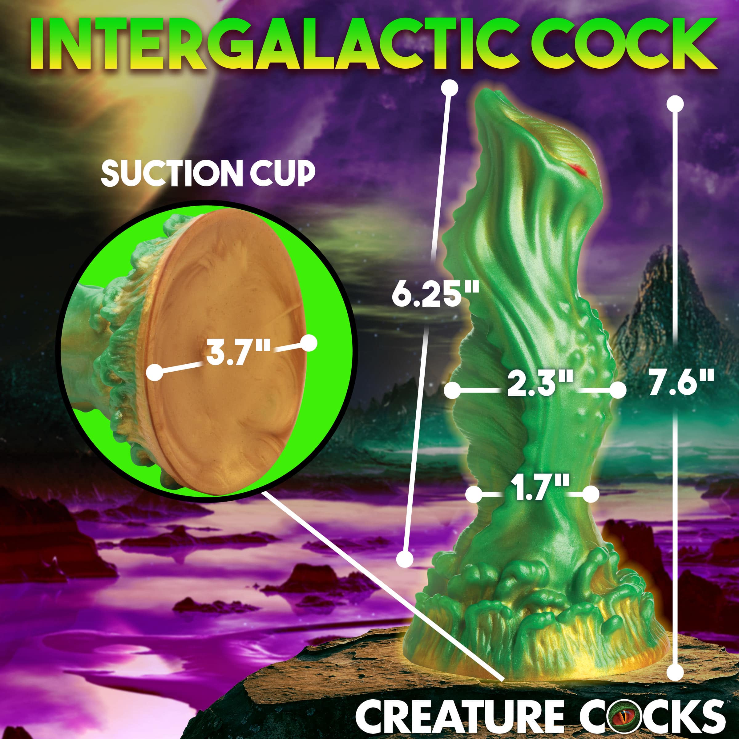 Nebula Alien Silicone Dildo - Image 4