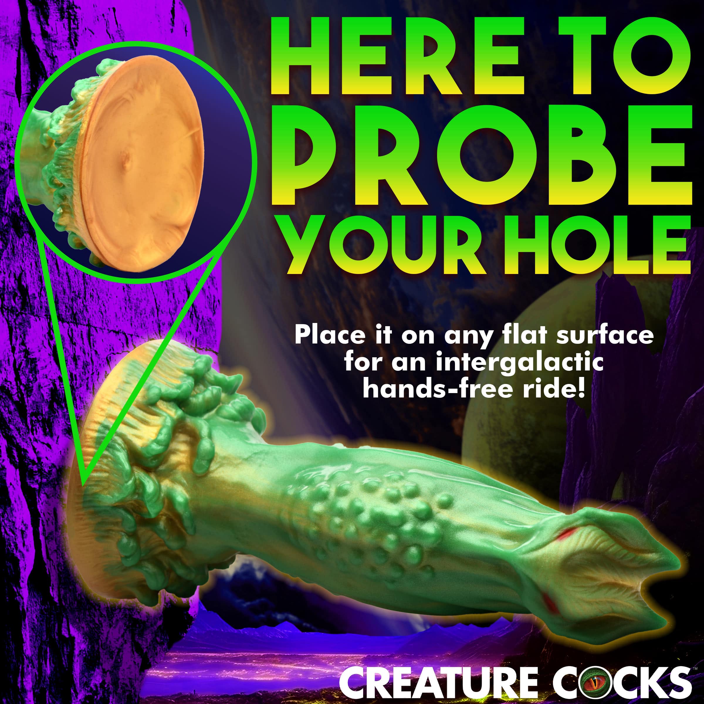 Nebula Alien Silicone Dildo - Image 6