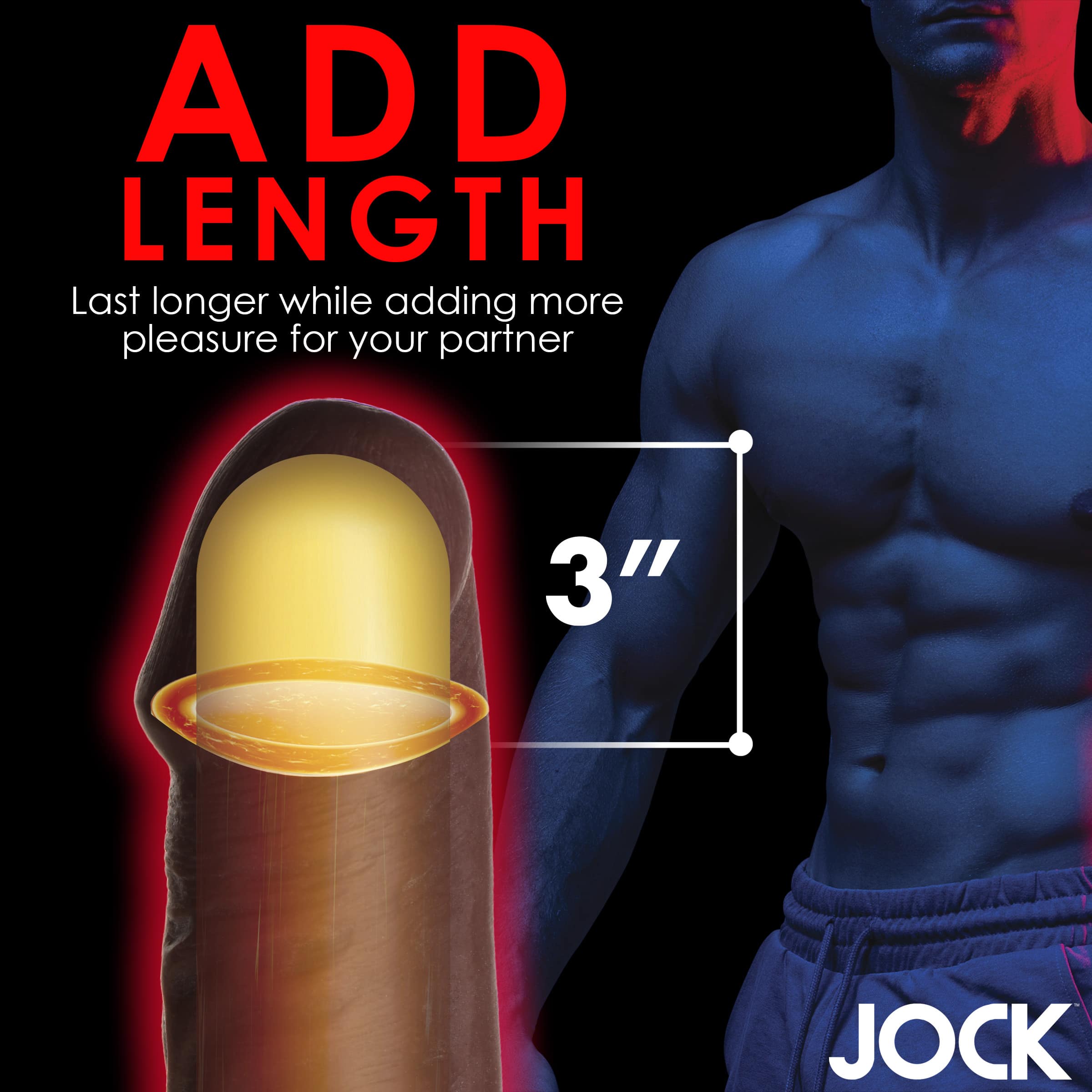 Extra Long 3 Inch Penis Extension - Dark - Image 5