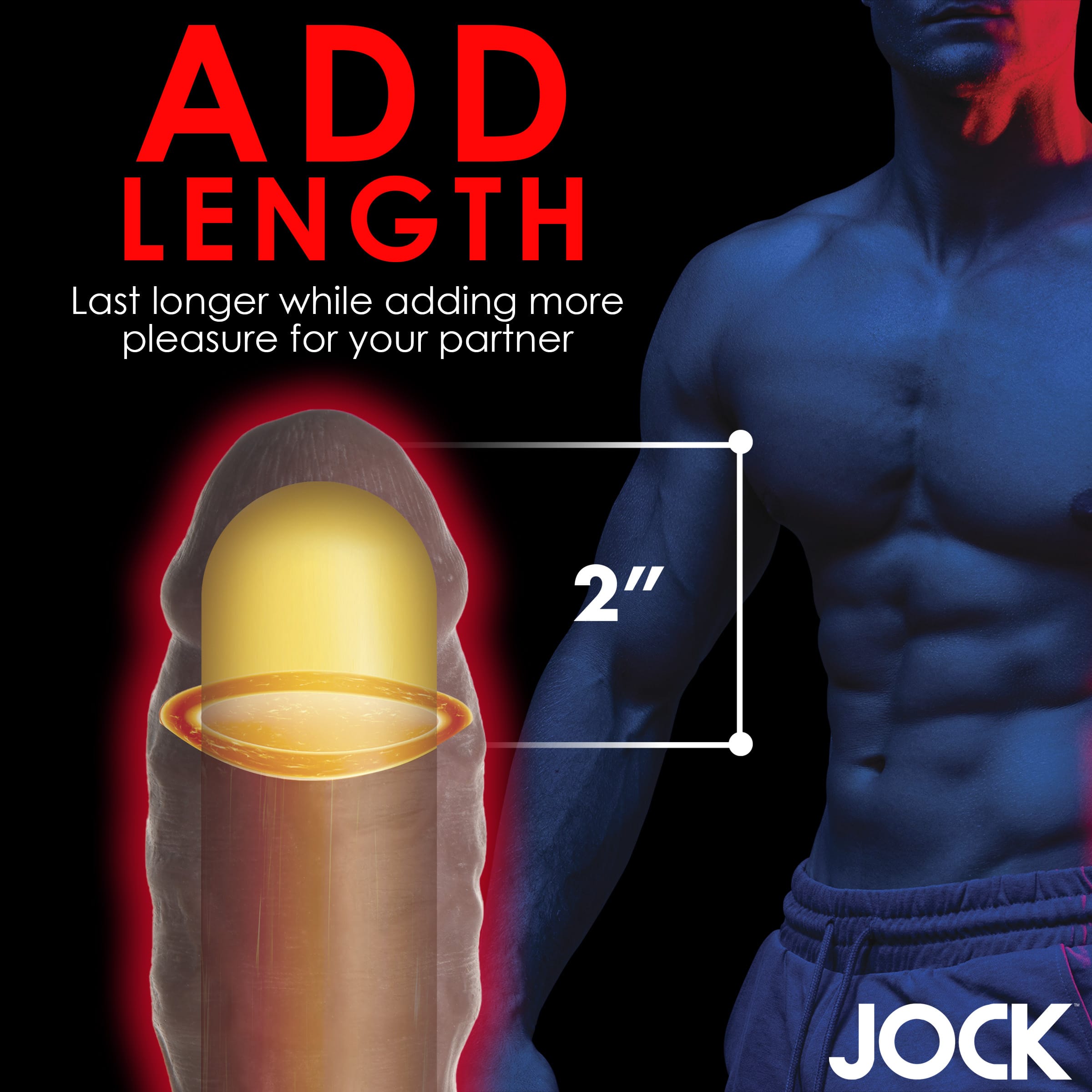 Extra Thick 2 Inch Penis Extension - Dark - Image 5