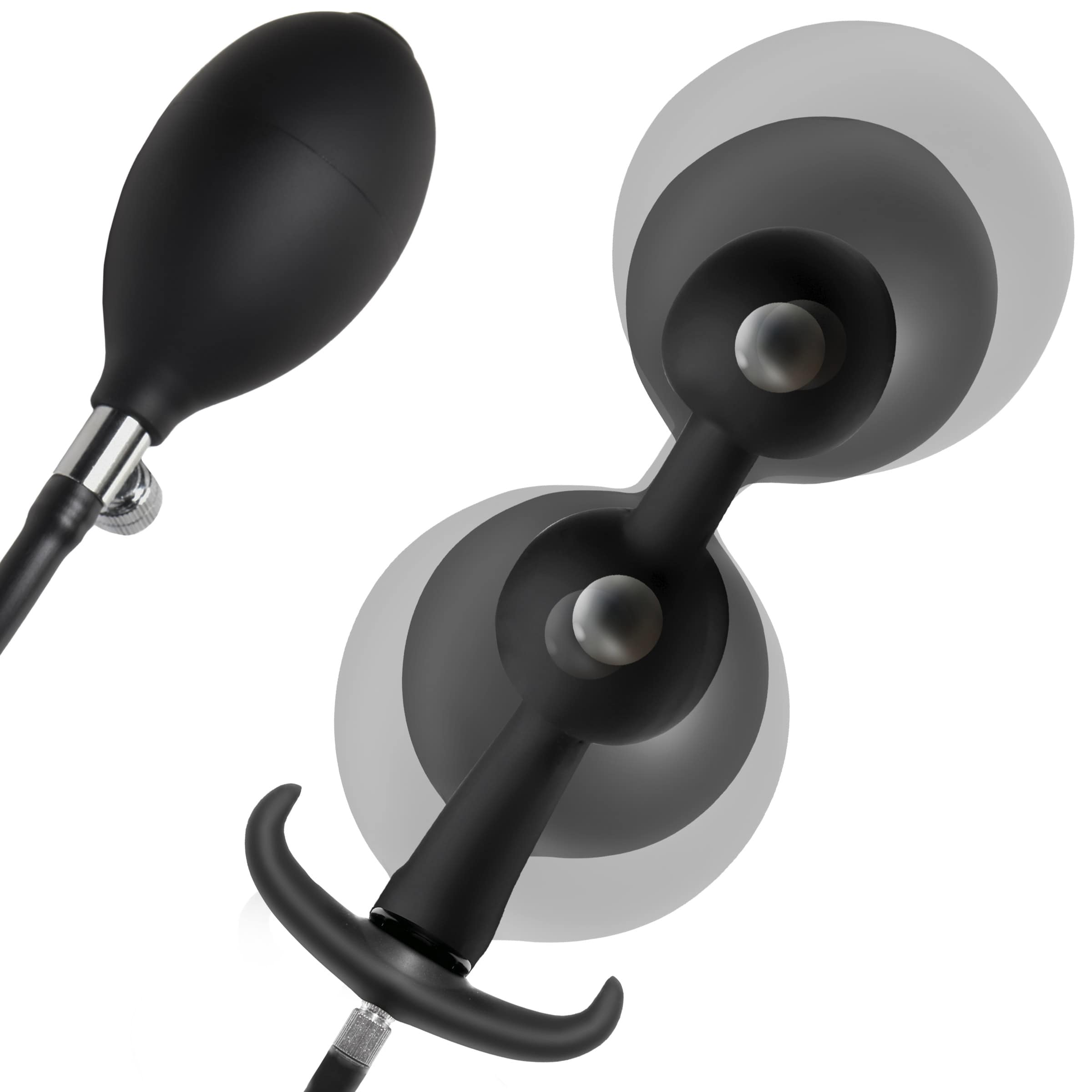 Ass Rattler Weighted Inflatable Silicone Anal Plug The BDSM Toy Shop Ass Rattler Weighted Inflatable Silicone Anal Plug The BDSM Toy Shop