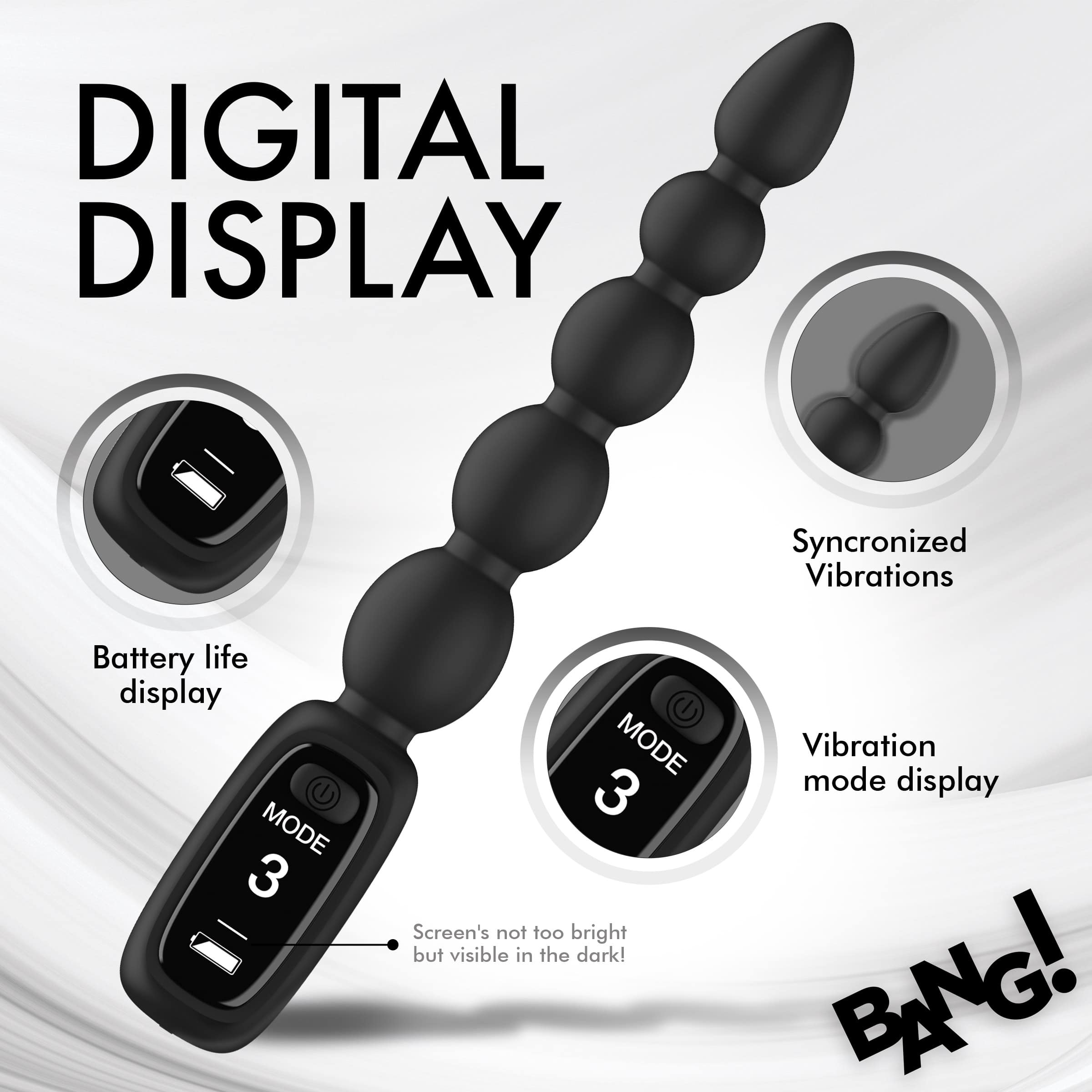 Silicone Anal Beads with Digital Display - Image 8