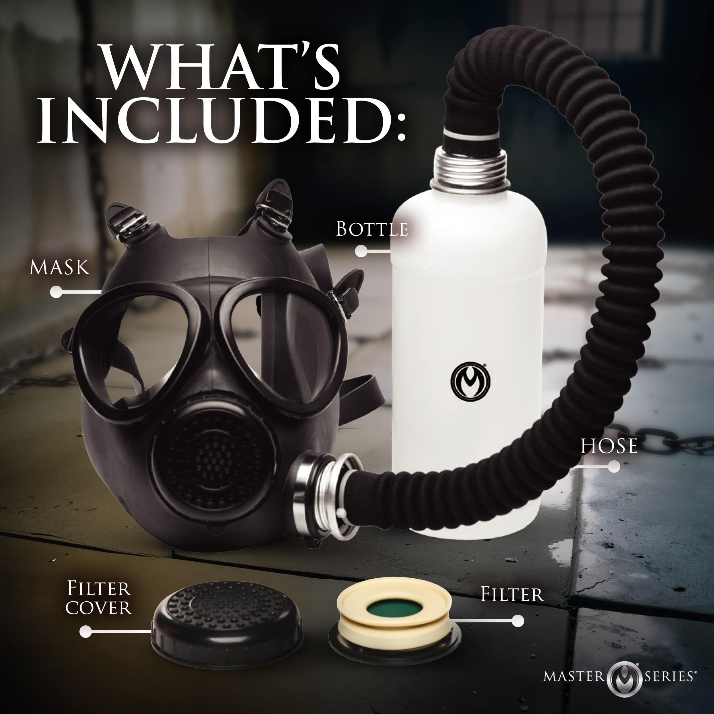 Inhaler Gas Mask with Bottle - Image 6