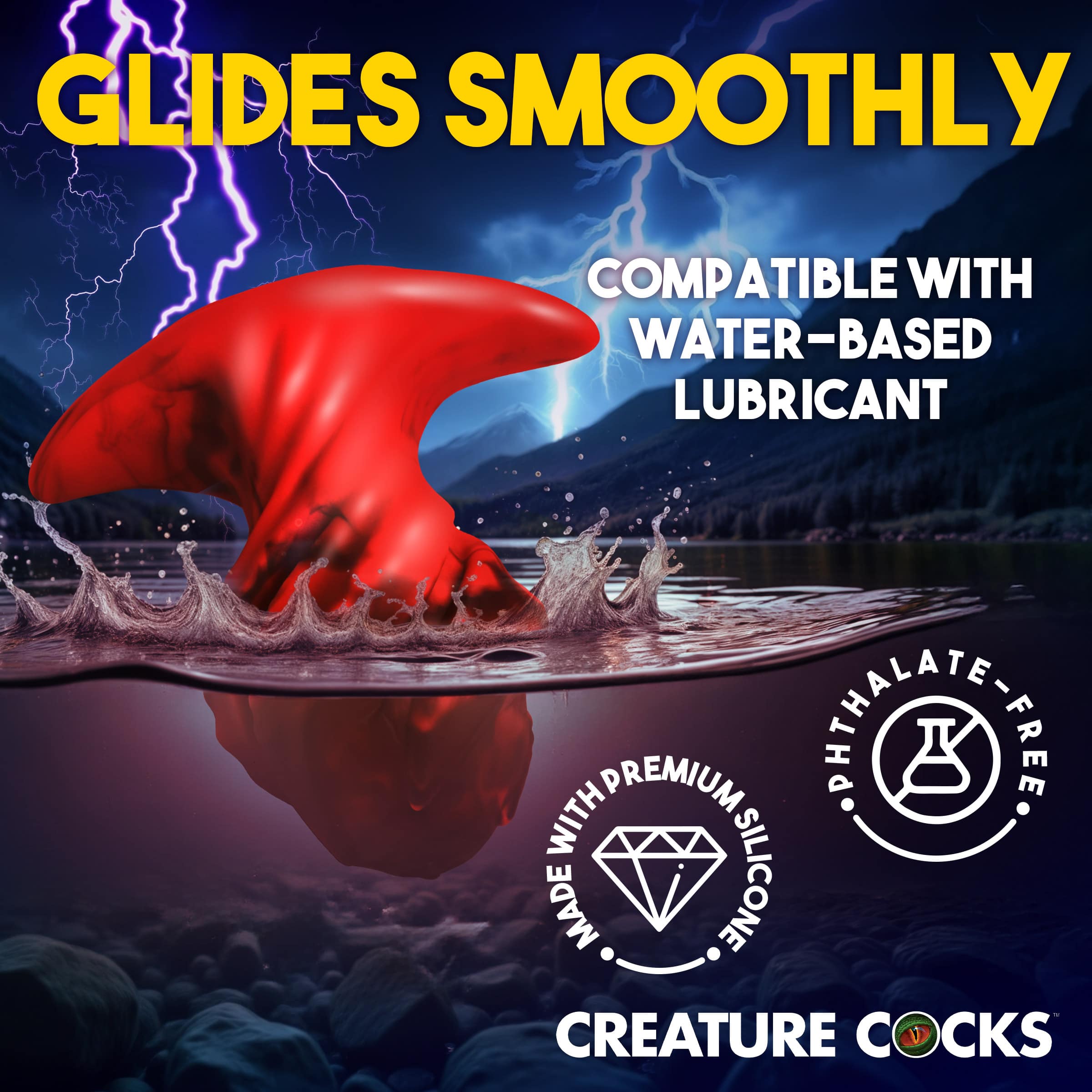 Dragonspawn Silicone Butt Plug - Large - Image 3