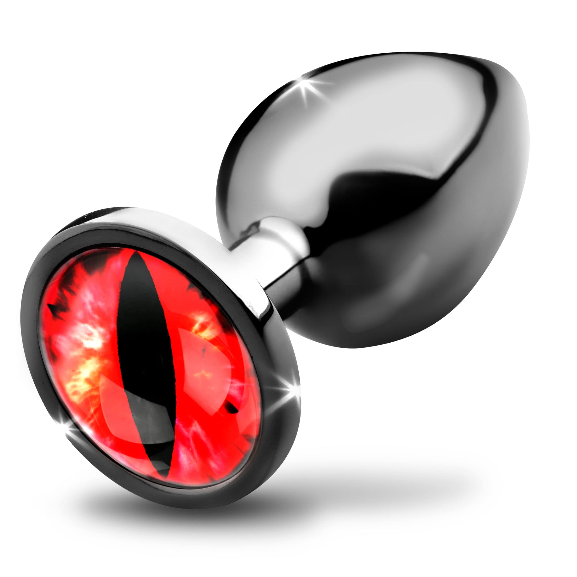 Sinister Eye Red Eye Metal Butt Plug - Large - Image 4