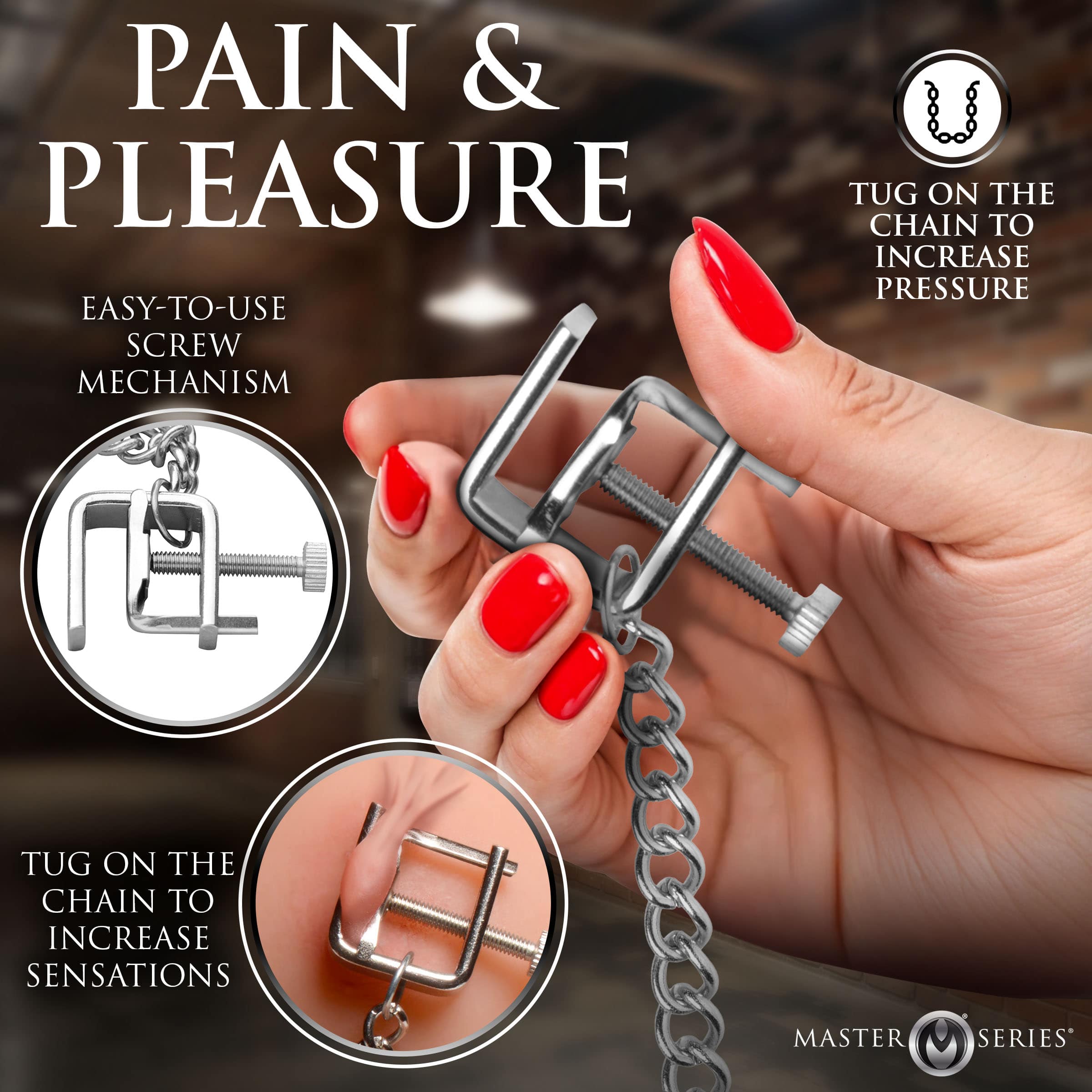 Pressure Vice Metal Nipple Clamps - Image 2