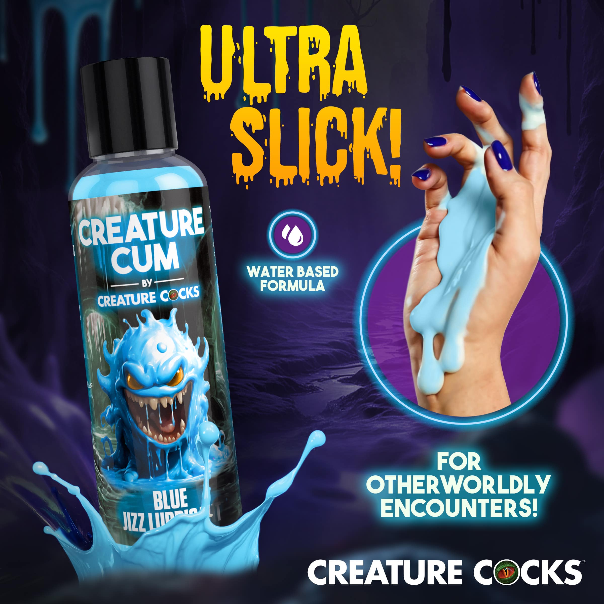Creature Cum Blue Jizz Lubricant - 4oz - Image 3
