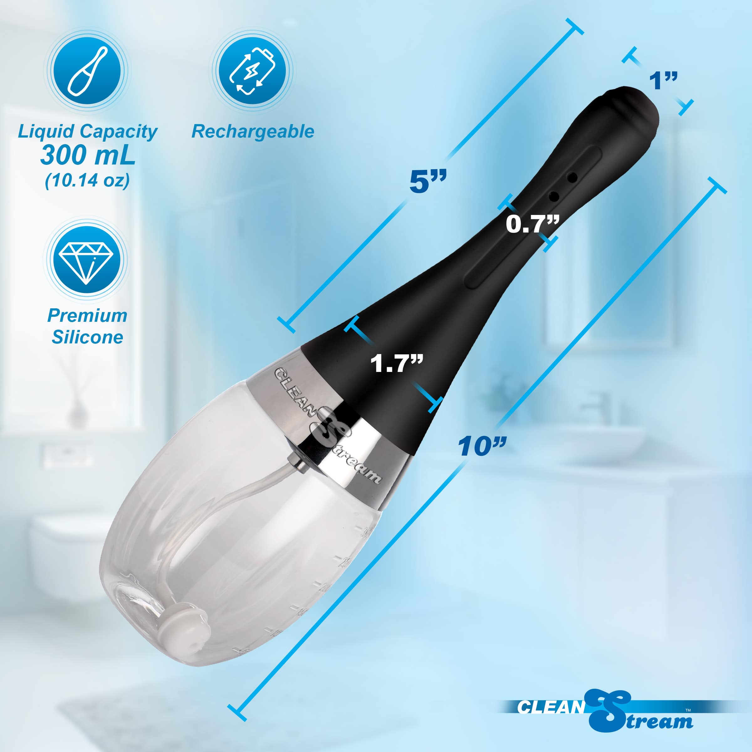 Automatic Enema Bulb with 5 Jet Premium Silicone Nozzle - Image 5