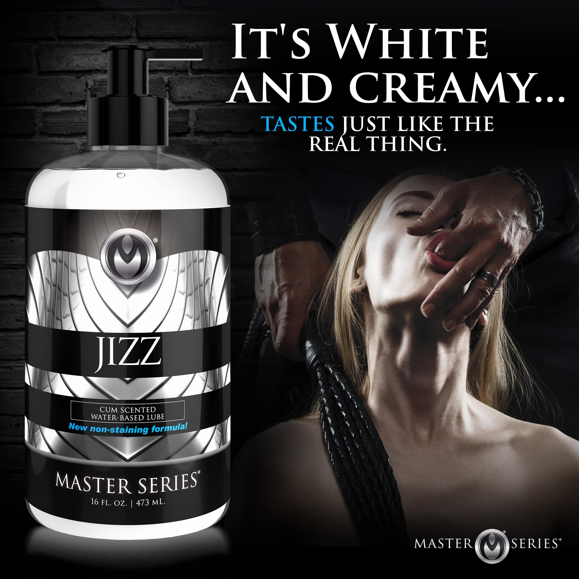 Jizz Cum-Scented Water-Based Lube 16oz - Image 2