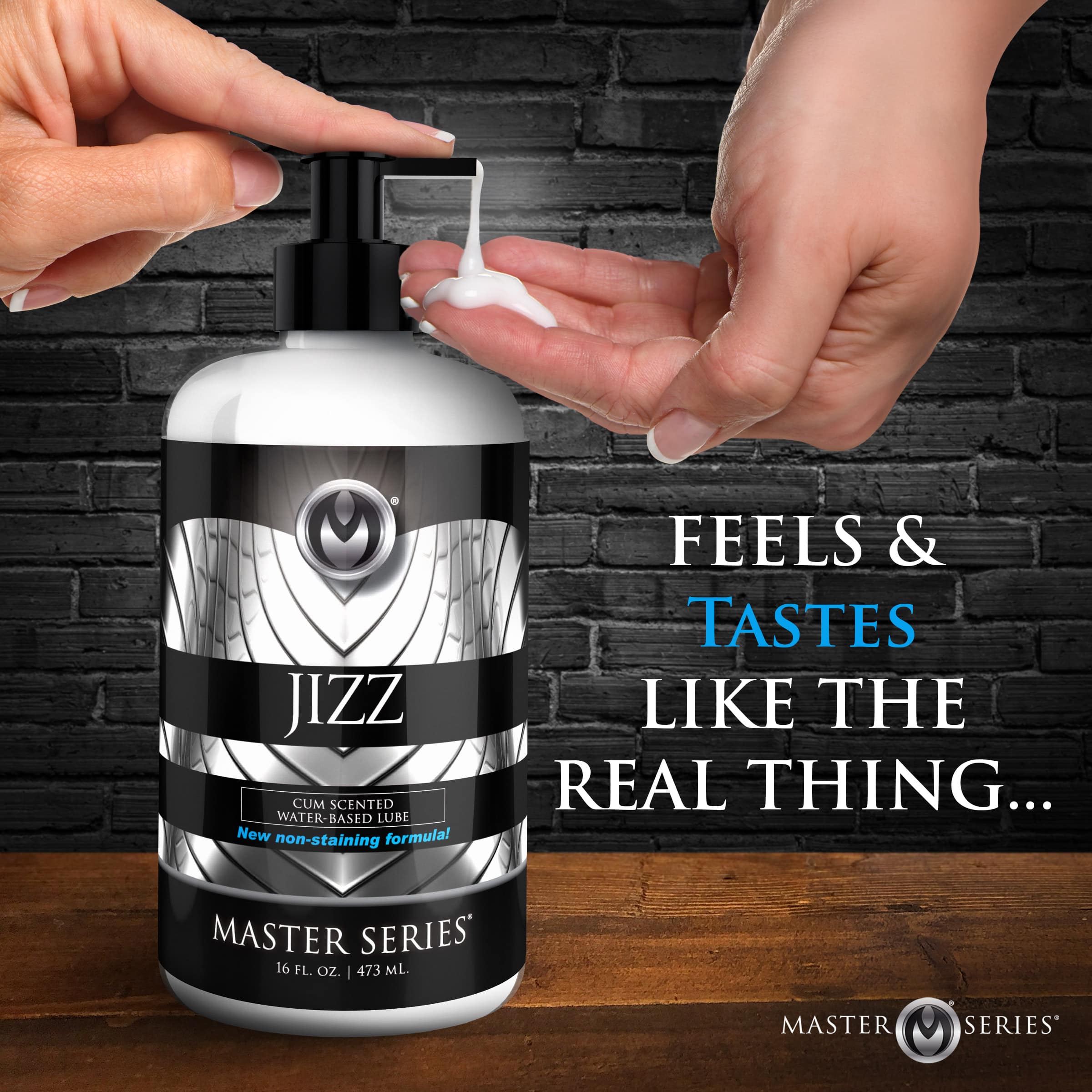 Jizz Cum-Scented Water-Based Lube 16oz - Image 4
