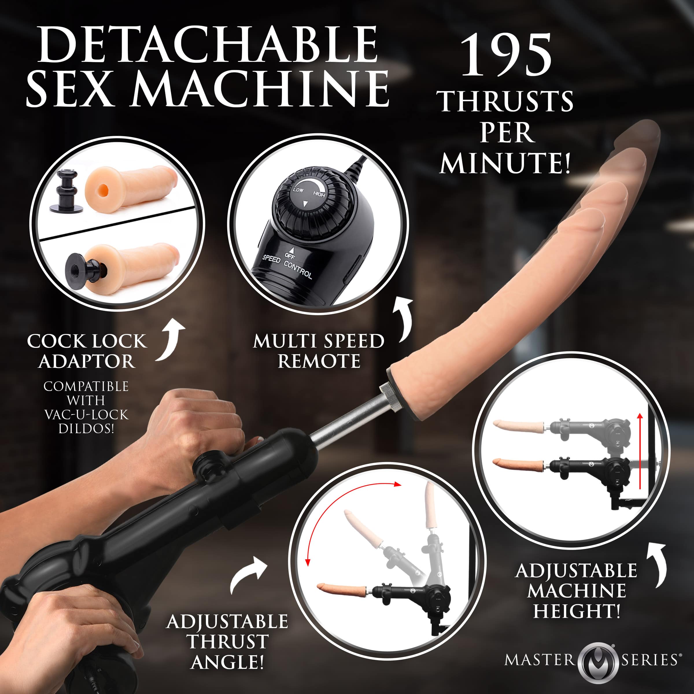 Hog Tie Restraint Rack with Sex Machine - Image 4